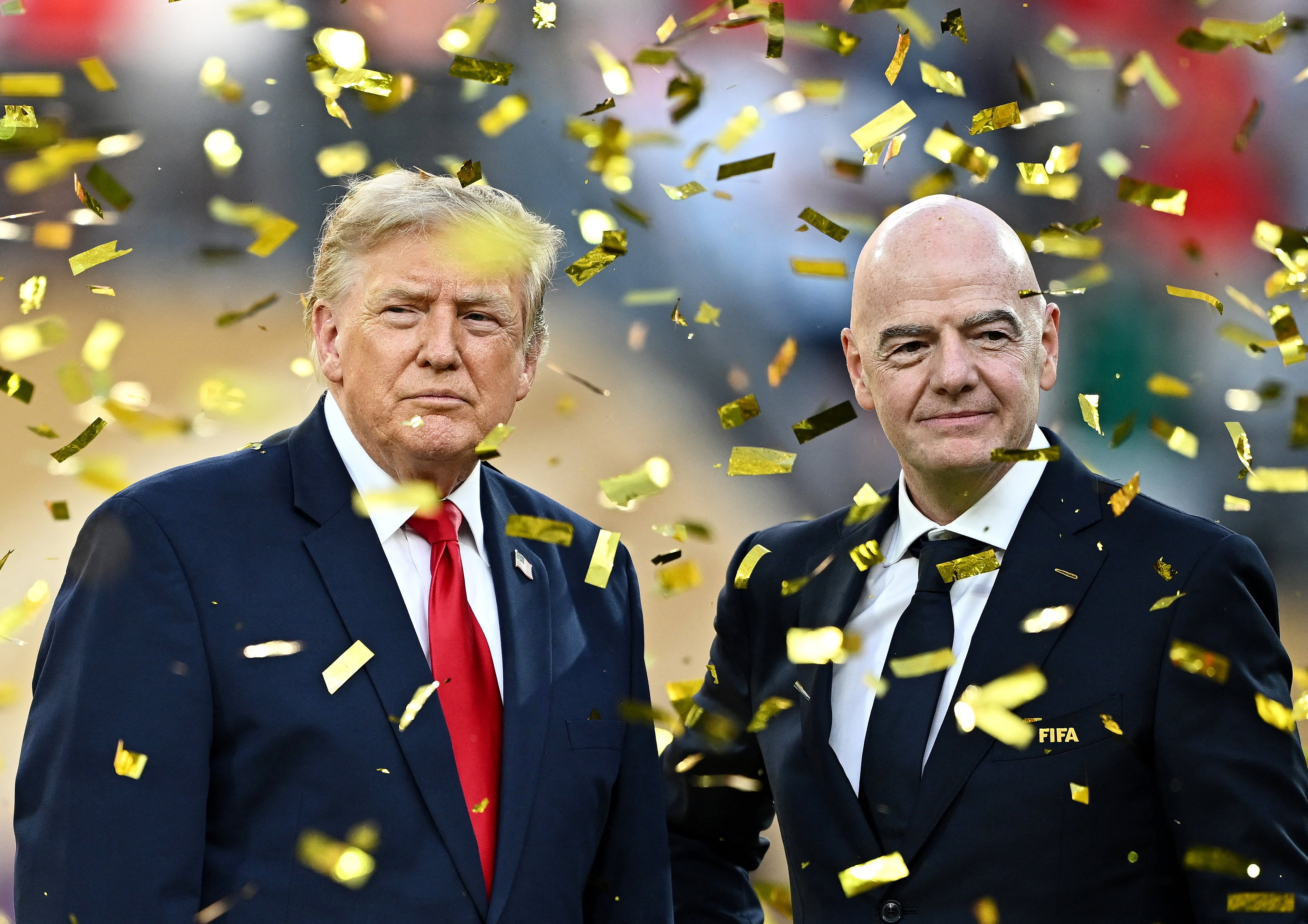 Fifa President Gianni Infantino (right) has grown closer to US President Donald Trump since awarding him a peace prize. Photo: Reuters