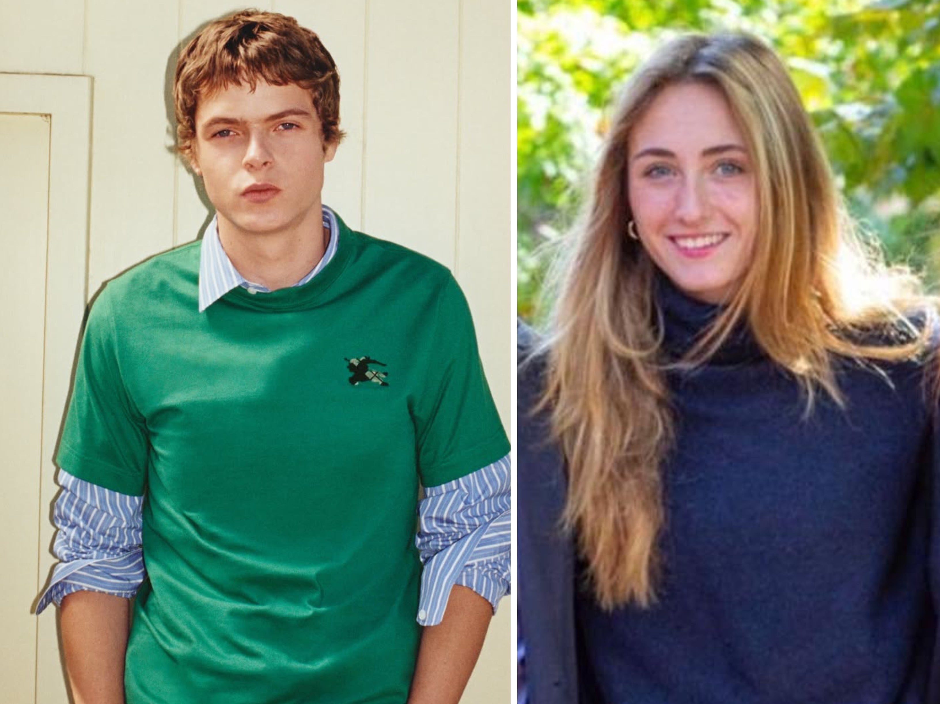 Gwyneth Paltrow’s son Moses Martin and his girlfriend Campbell Fealy both study at Brown University. Photos: @burberry/Instagram; StephenFealyMD/Facebook