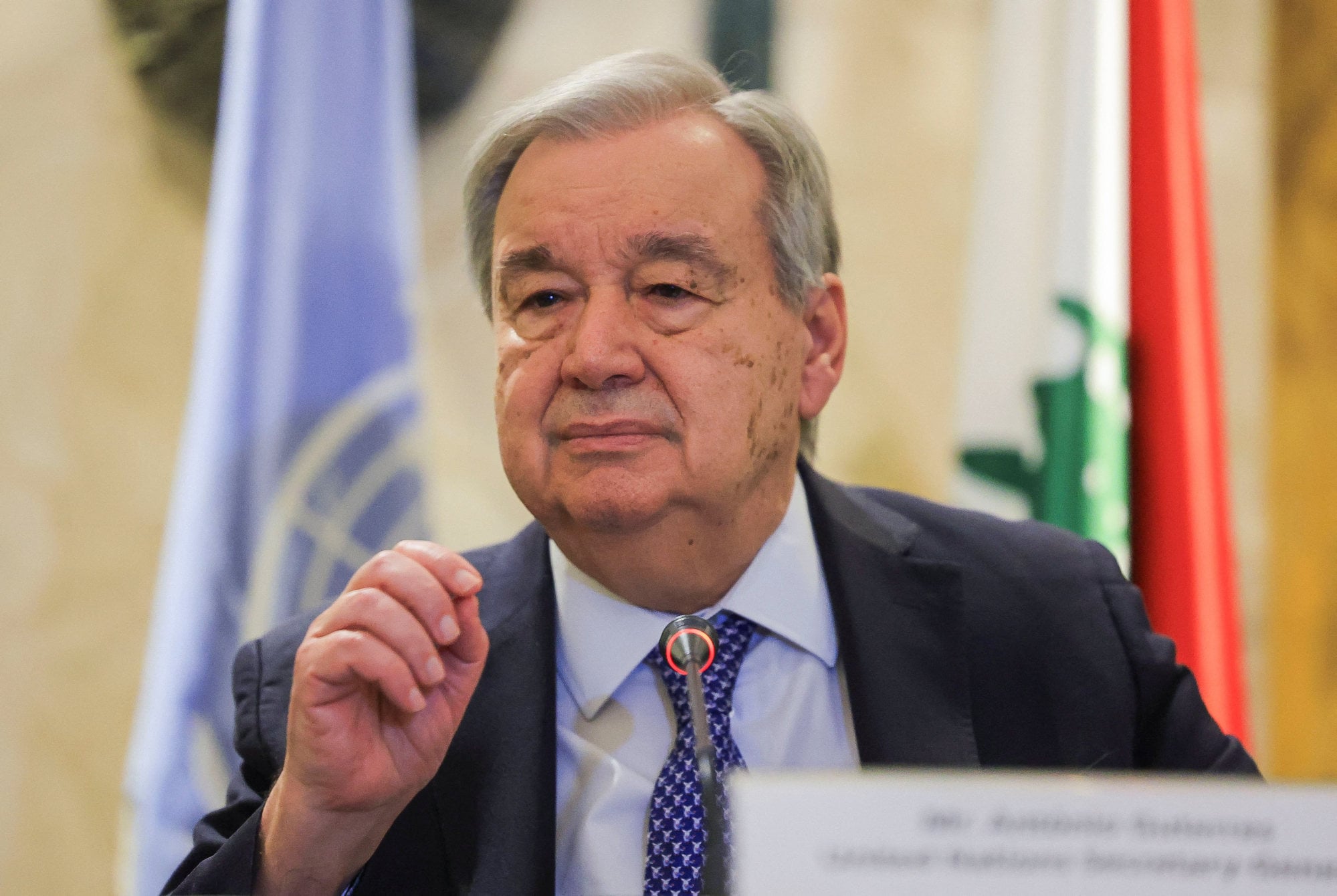 Antonio Guterres, the current UN chief, is set to complete his second five-year term at the end of this year. Photo: Reuters