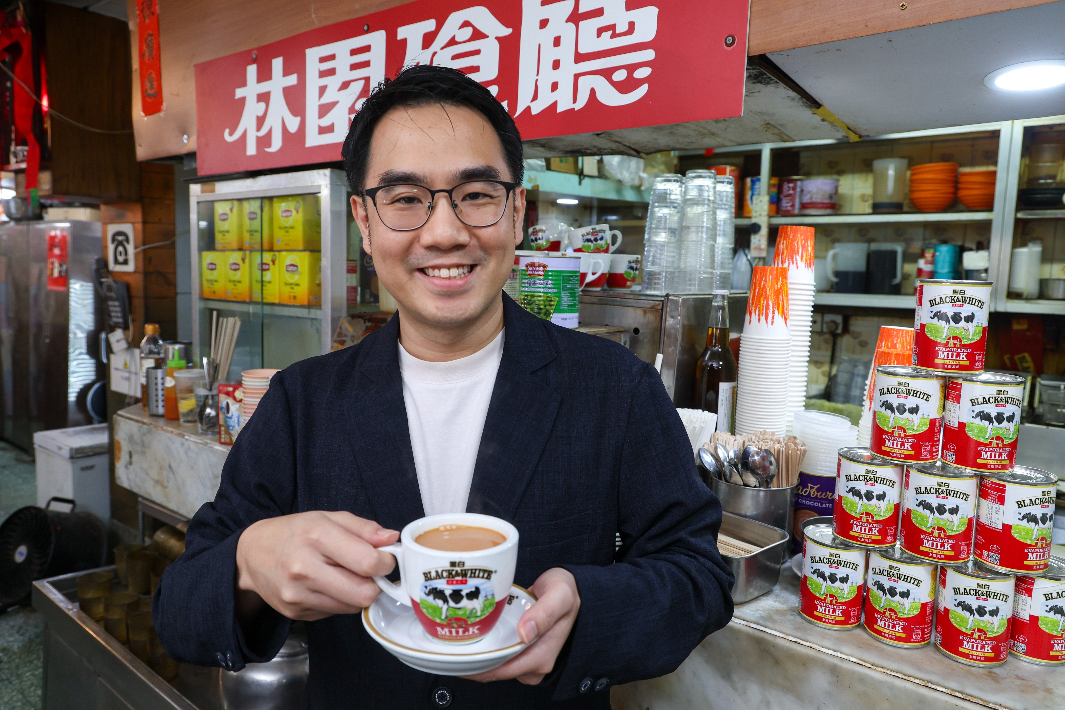 "Our vision is to position Black and White as the ‘true taste of Hong Kong experience’," says Jayden Looi of FrieslandCampina Hong Kong. Photo: Dickson Lee