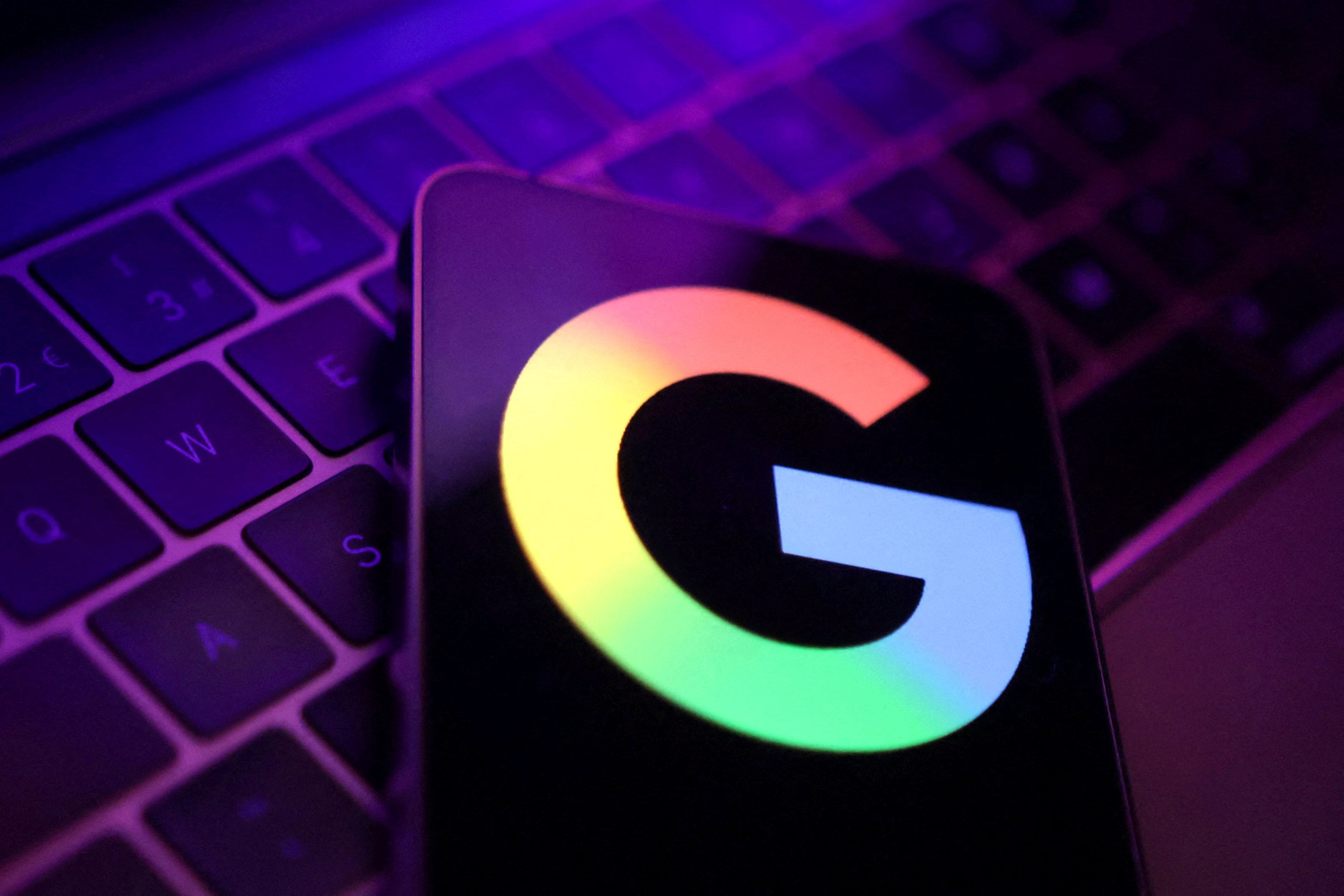 Google says it has seen cases of people sharing screenshots of generated imagery that appear to violate the company’s policies. Photo illustration: Reuters