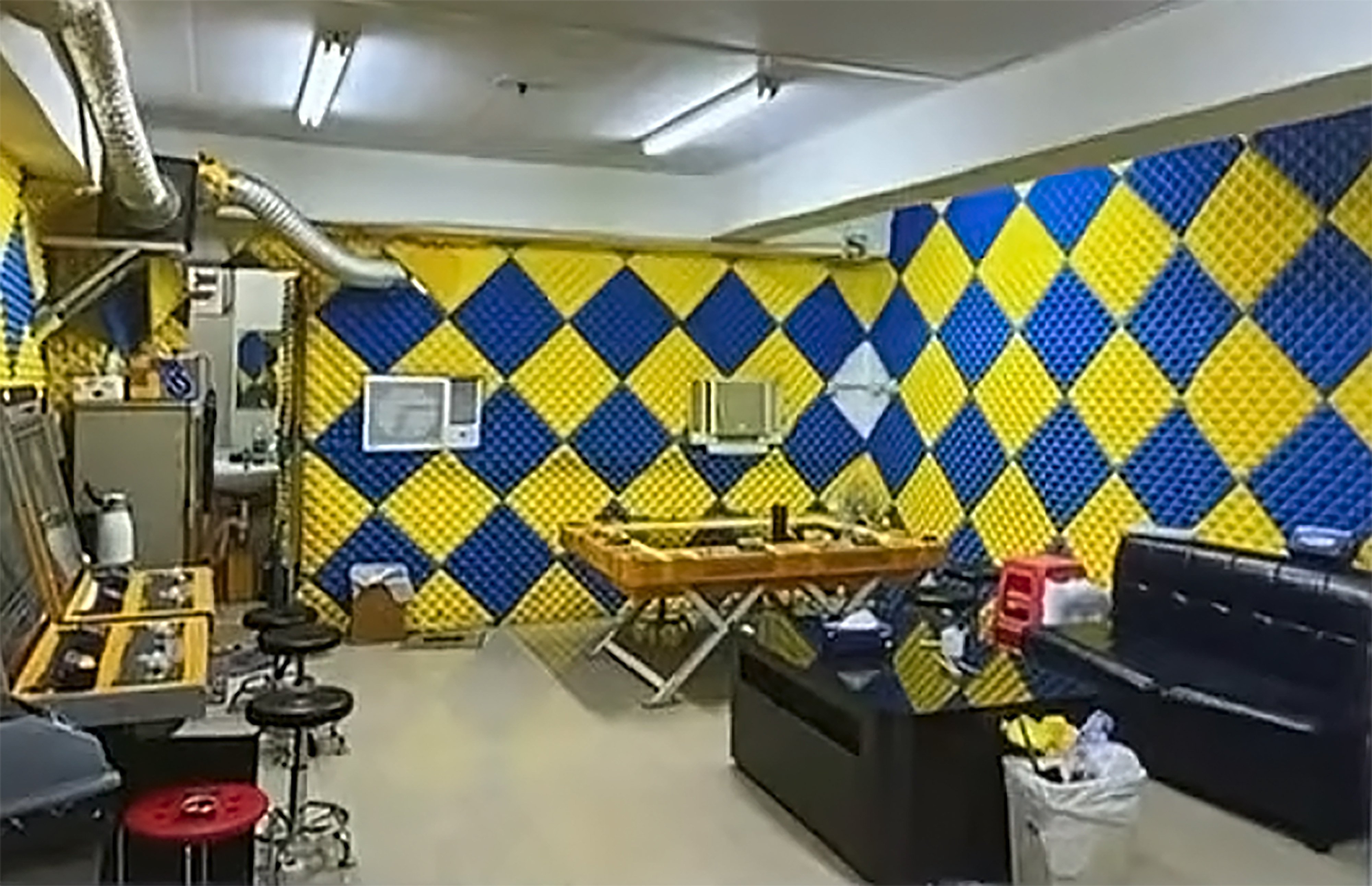 Police also dismantled a drug den during the operation. Photo: YouTube
