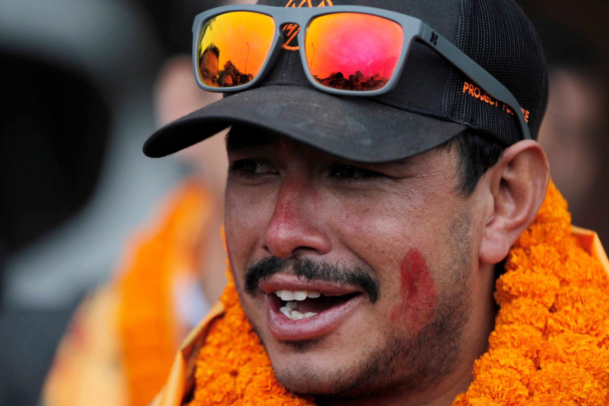 Nepalese mountaineer Nirmal Purja in Kathmandu, Nepal, in 2019, after climbing all 14 of the world’s 8,000-metre peaks in a record 189 days. Photo: AP