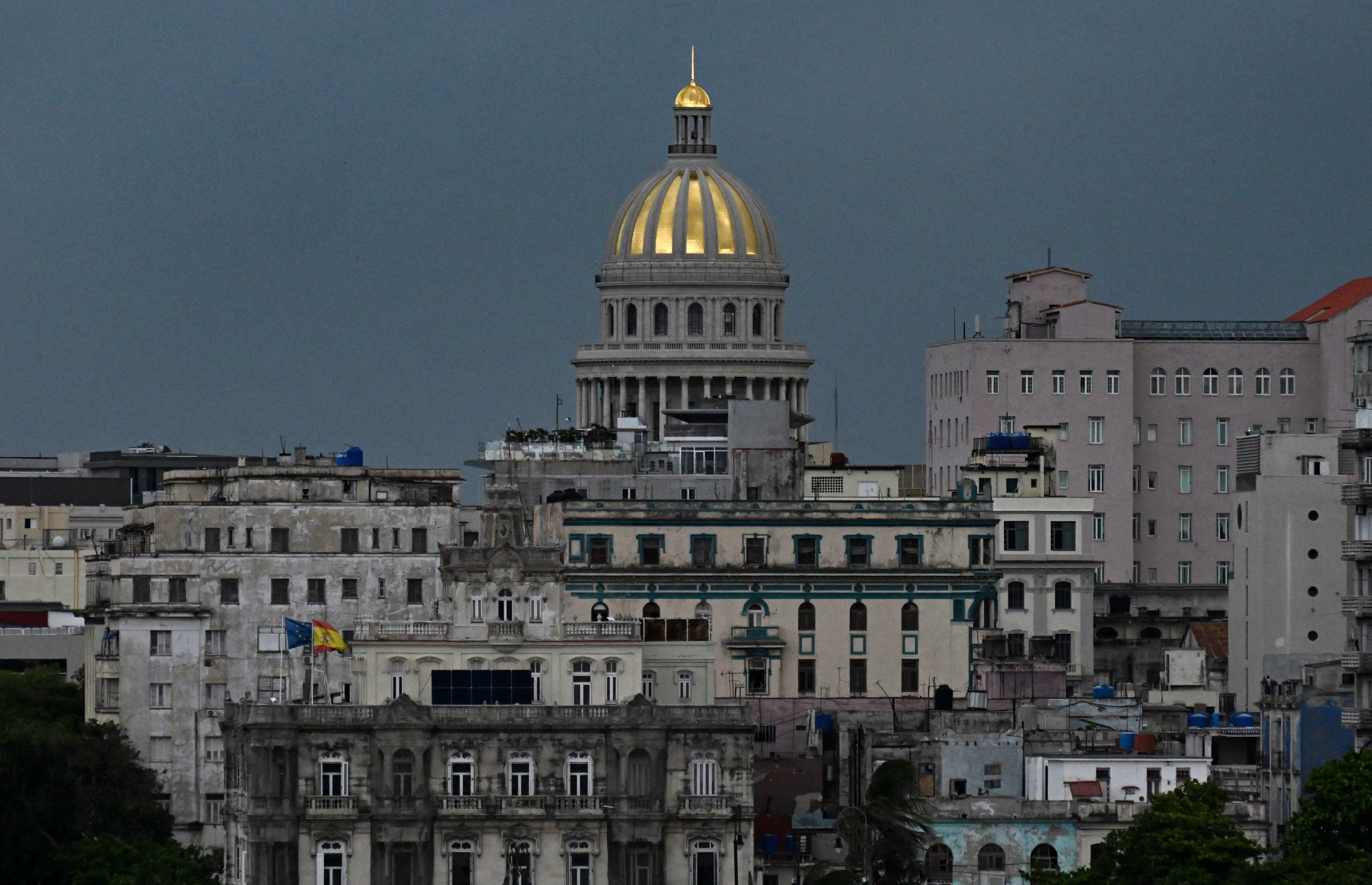 Havana during a nationwide power outage on July 10. Cuba's electricity grid collapsed late on Sunday, following three other nationwide blackouts in July. Photo: AFP