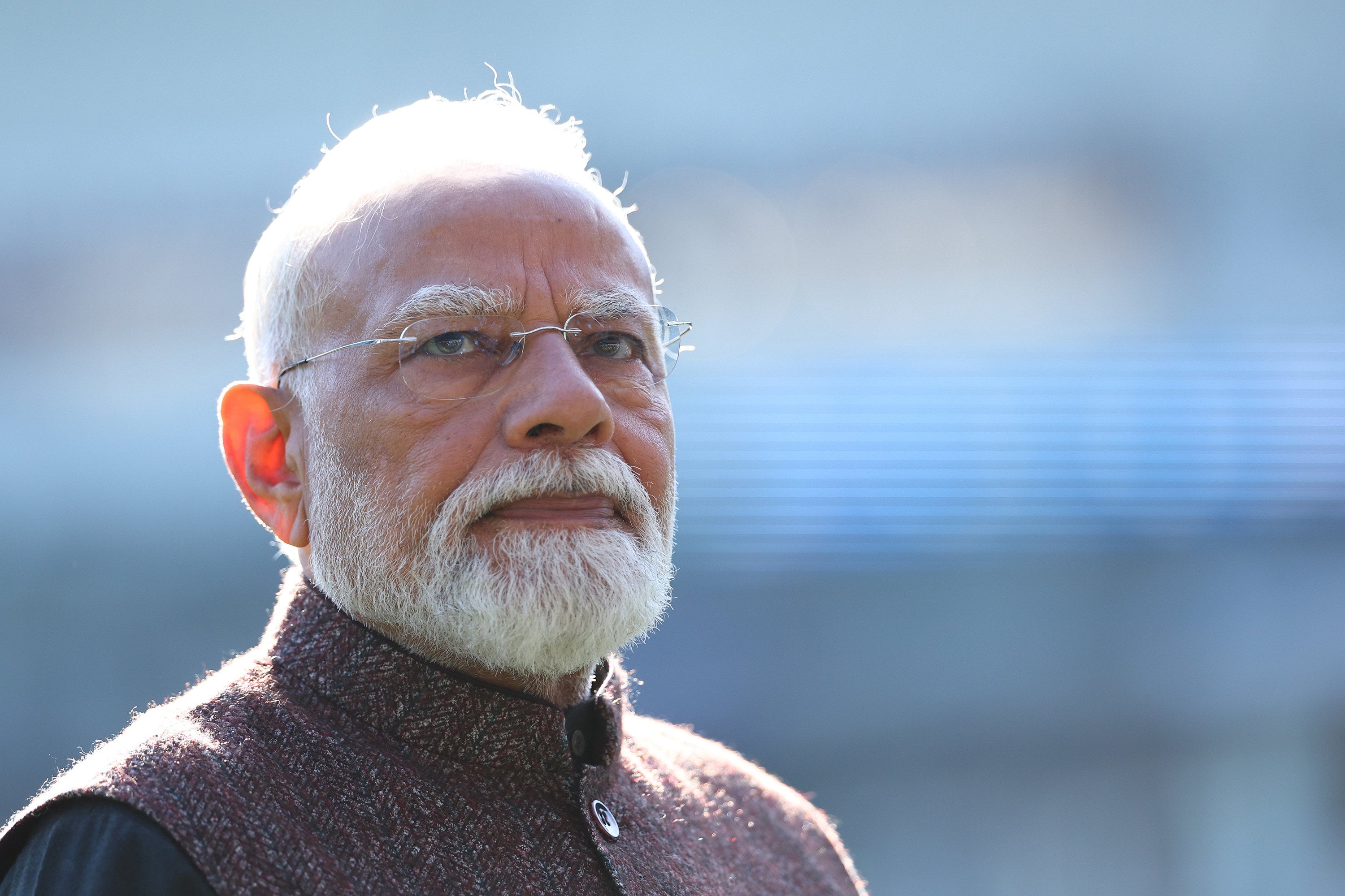 Indian Prime Minister Narendra Modi visits the Melbourne Cricket Ground in Australia on July 10. Photo: Getty Images/TNS