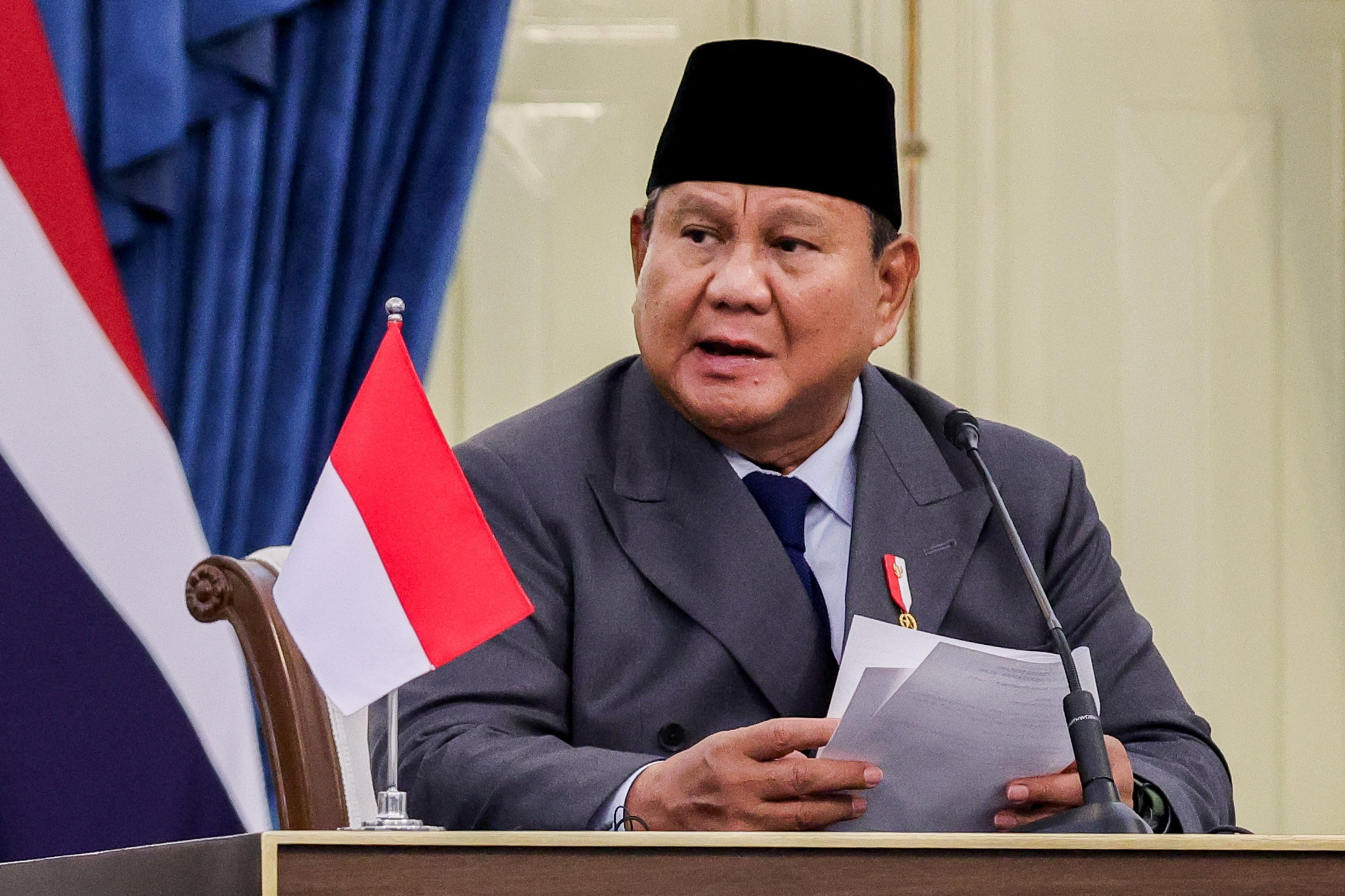 Indonesia’s President Prabowo Subianto. Photo: Reuters