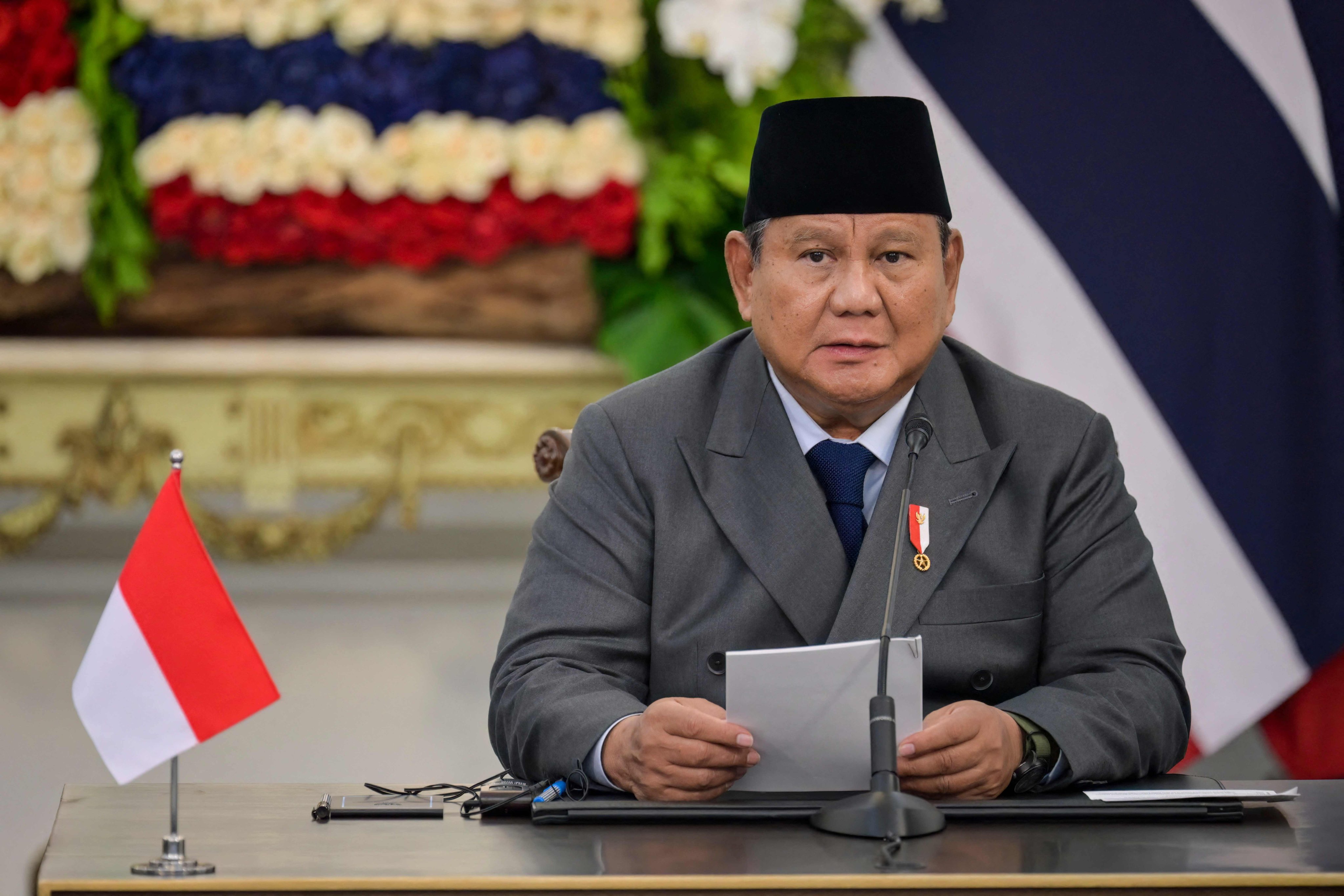 Indonesia’s President Prabowo Subianto. Photo: AFP