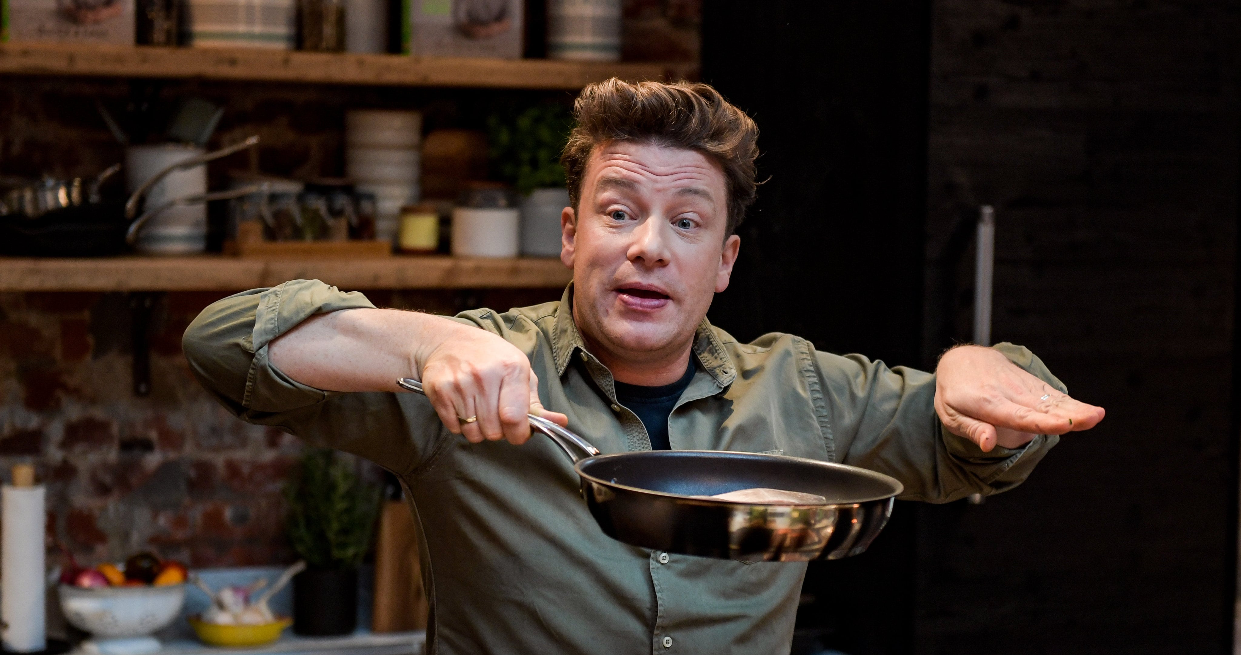 British celebrity chef Jamie Oliver. Photo: Picture Alliance via Getty Images