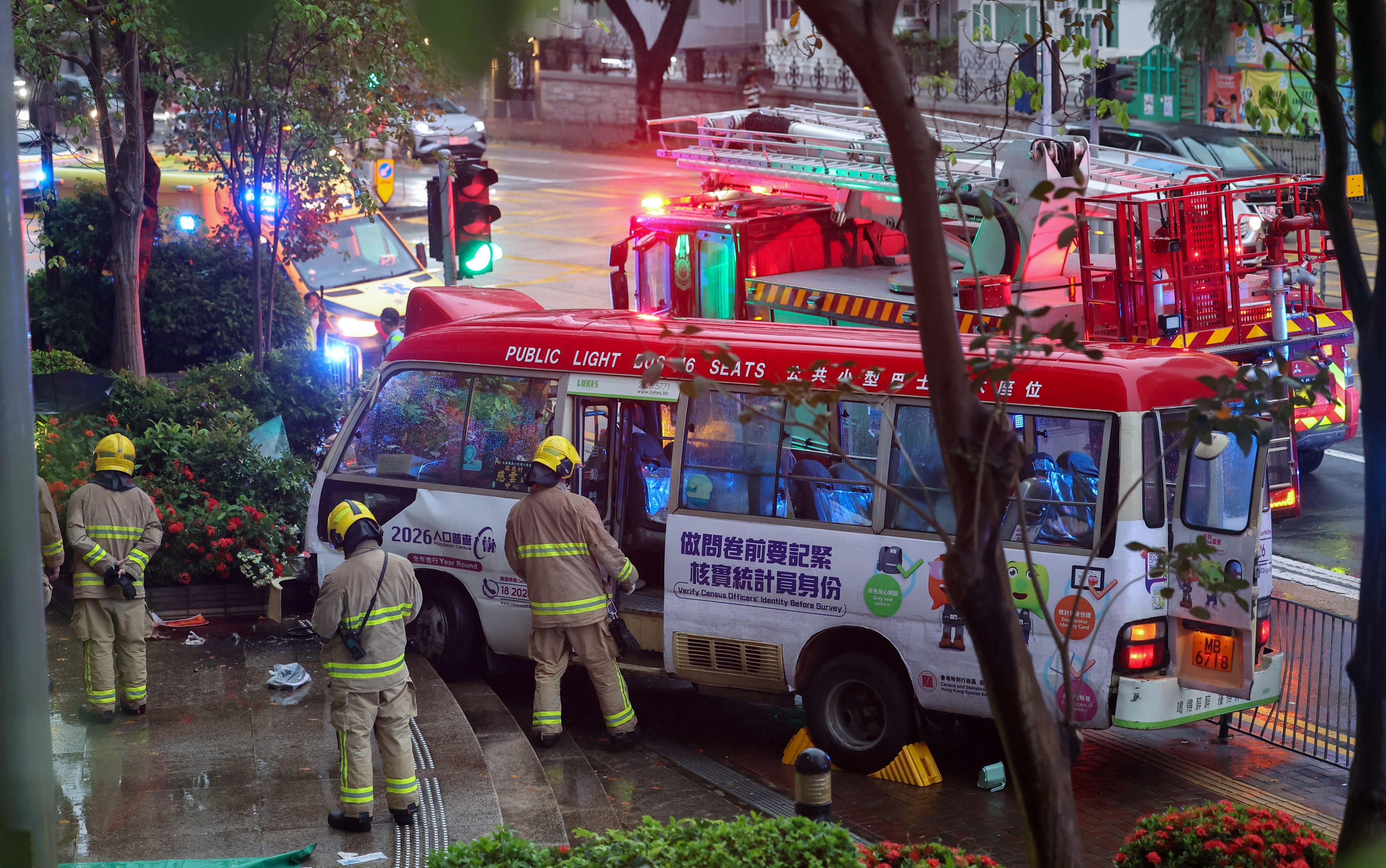 A fatal minibus accident in Ma Tau Wai in June. Photo: Edmond So