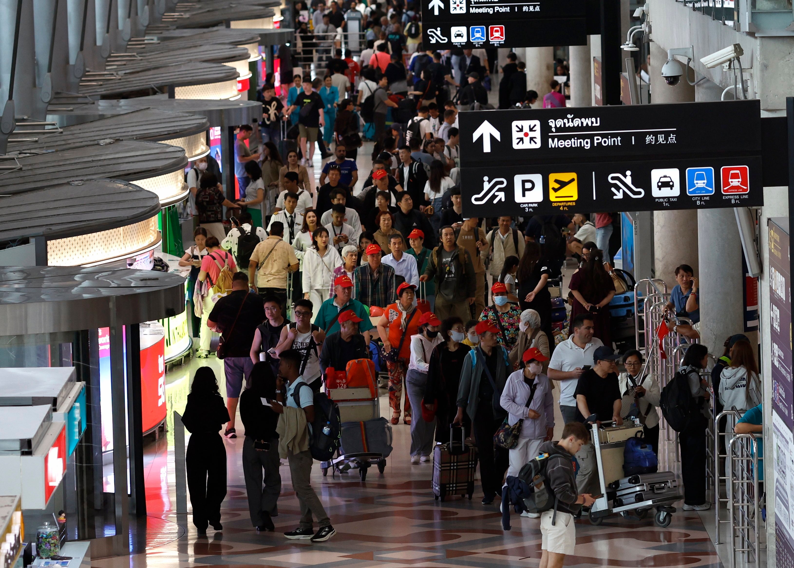 The incident happened at Bangkok’s Suvarnabhumi Airport, the biggest and busiest such facility in Thailand. Photo: EPA
