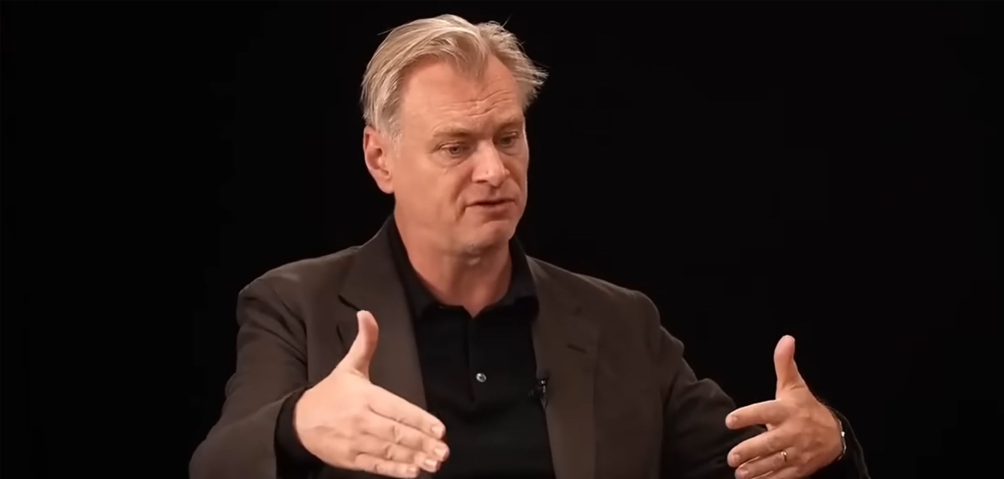 In a compelling 17-minute interview, Nolan and the podcaster delved into profound themes of civilisational decline, heroism, and the nuances of contemporary film criticism. Photo: Bilibili In a compelling 17-minute interview, Nolan and the podcaster delved into profound themes of civilisational decline, heroism, and the nuances of contemporary film criticism. Photo: Bilibili