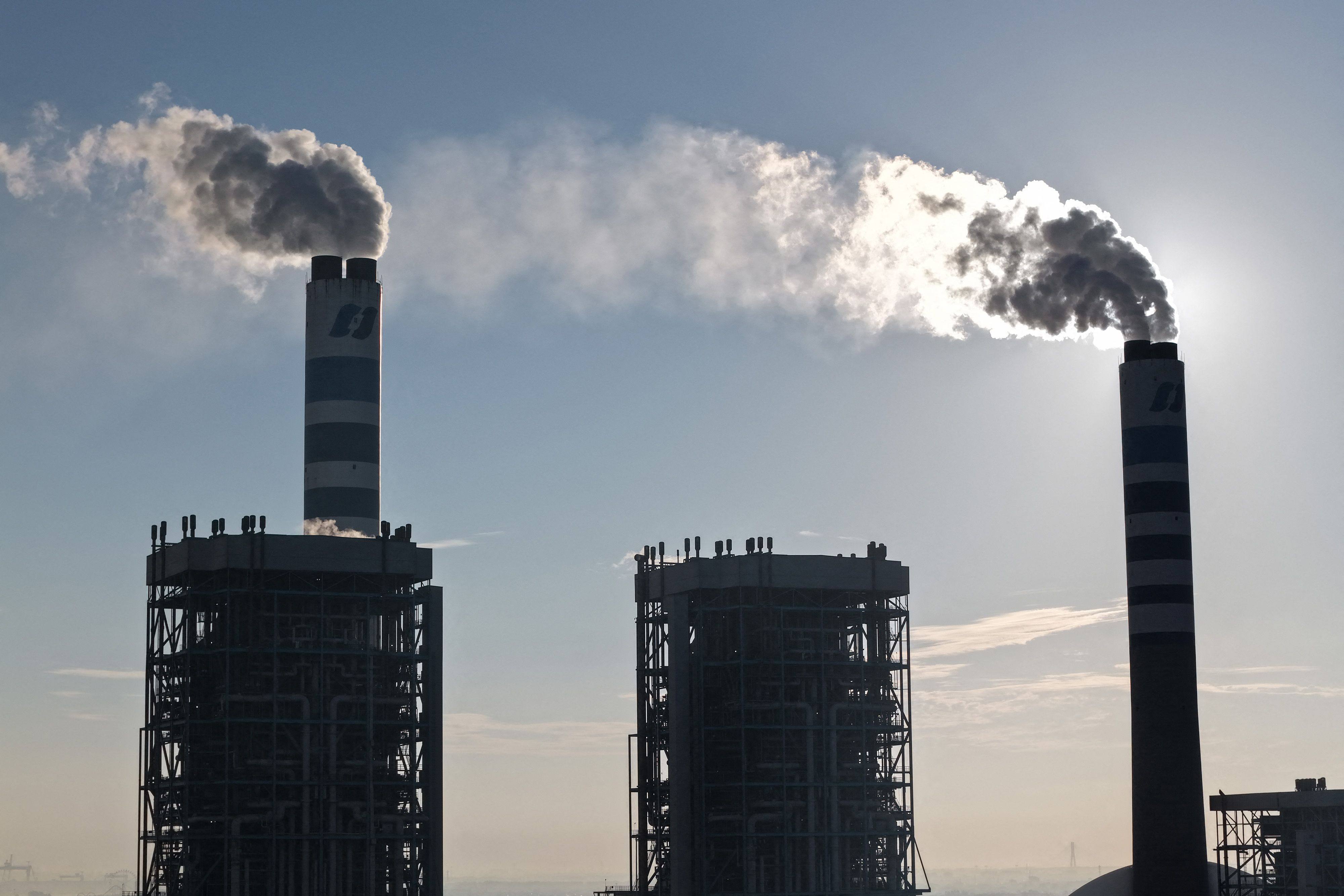 A coal-fired power plant in eastern China's Zhejiang province on July 15. Photo: AFP