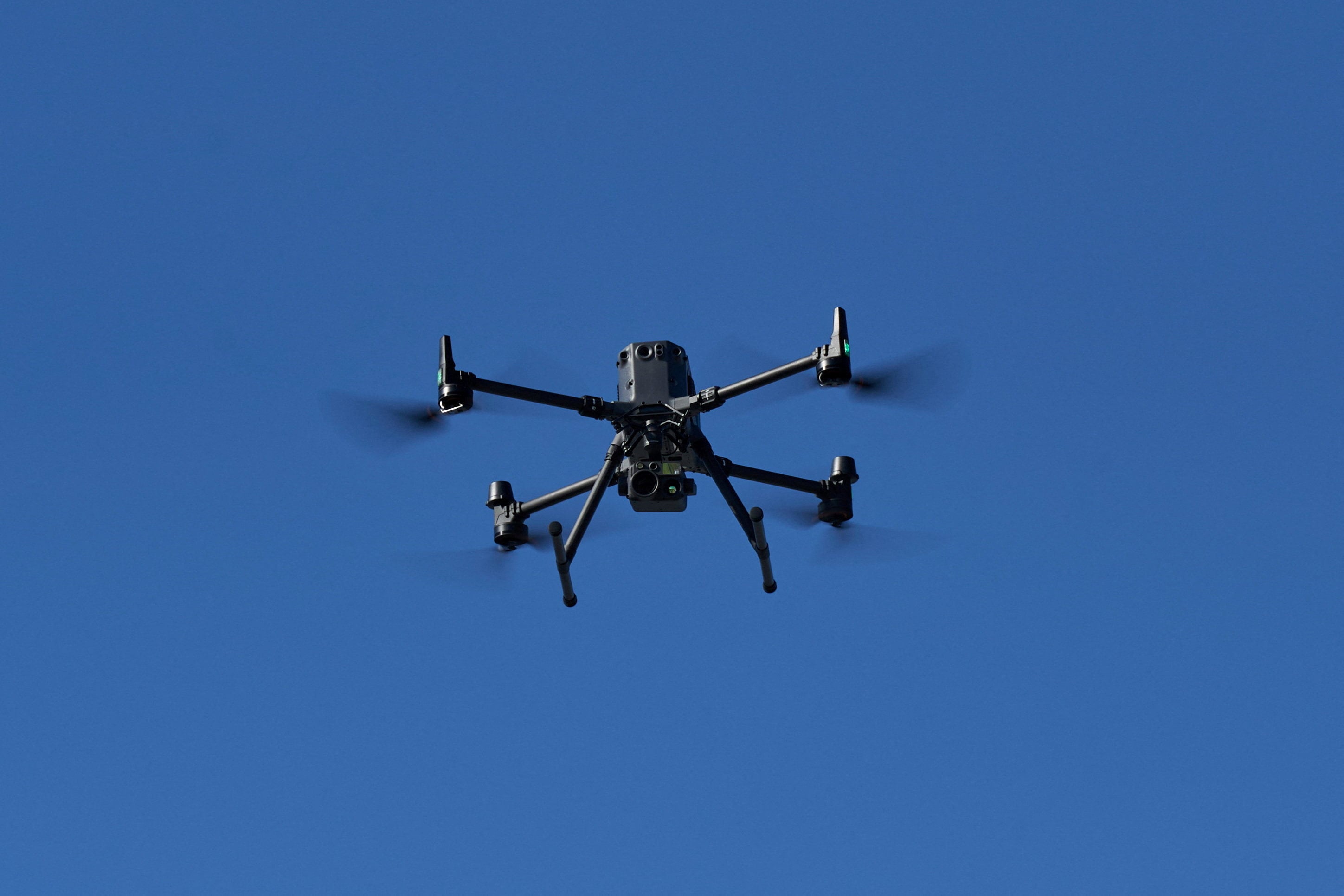 A Chinese-made drone takes to the skies over the US state of New Jersey. Photo: Reuters