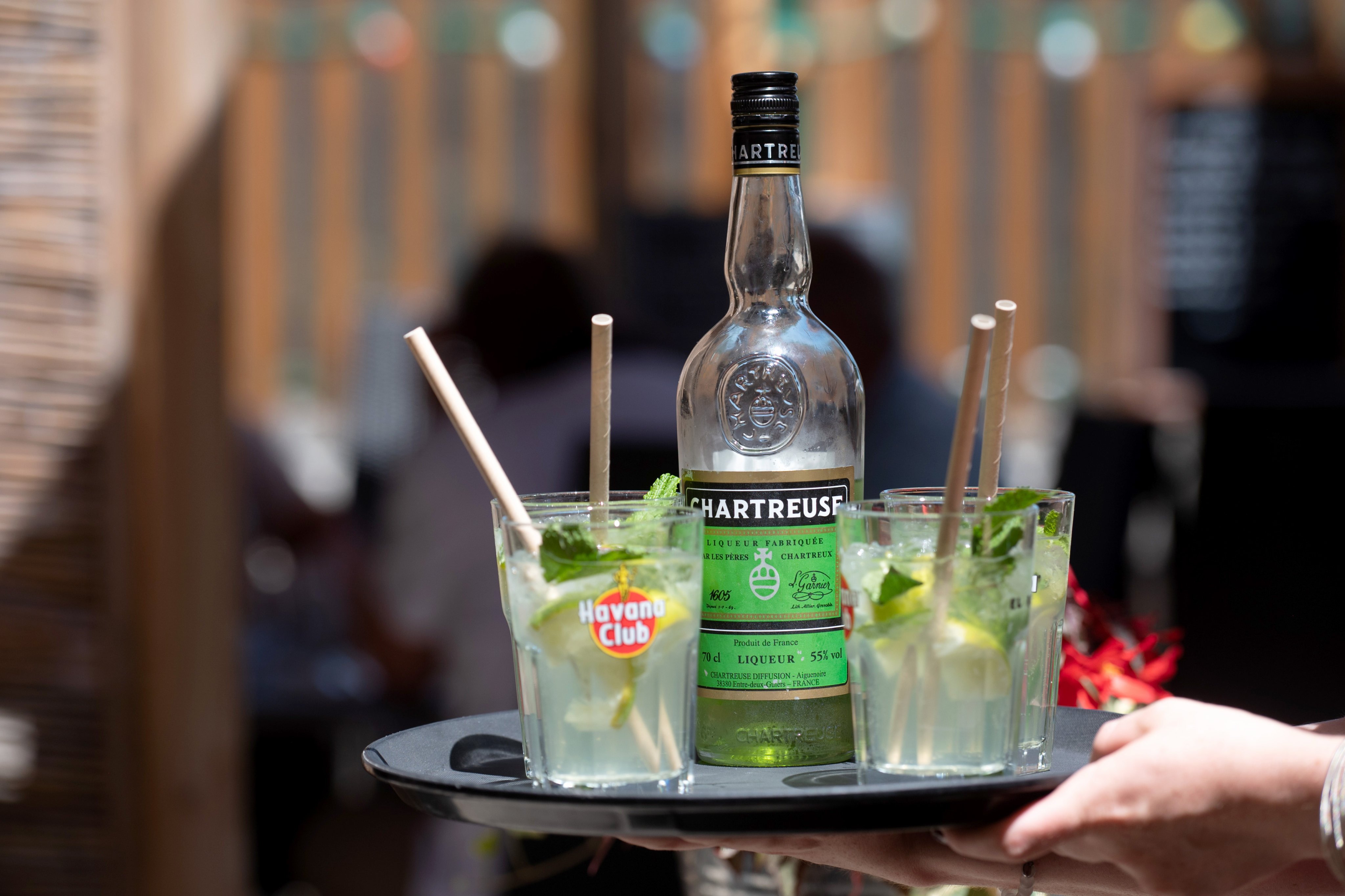 Cocktail with Green Chartreuse (herbal liqueur). (Photo by: Delmarty J/Alpaca/Andia/Universal Images Group via Getty Images)