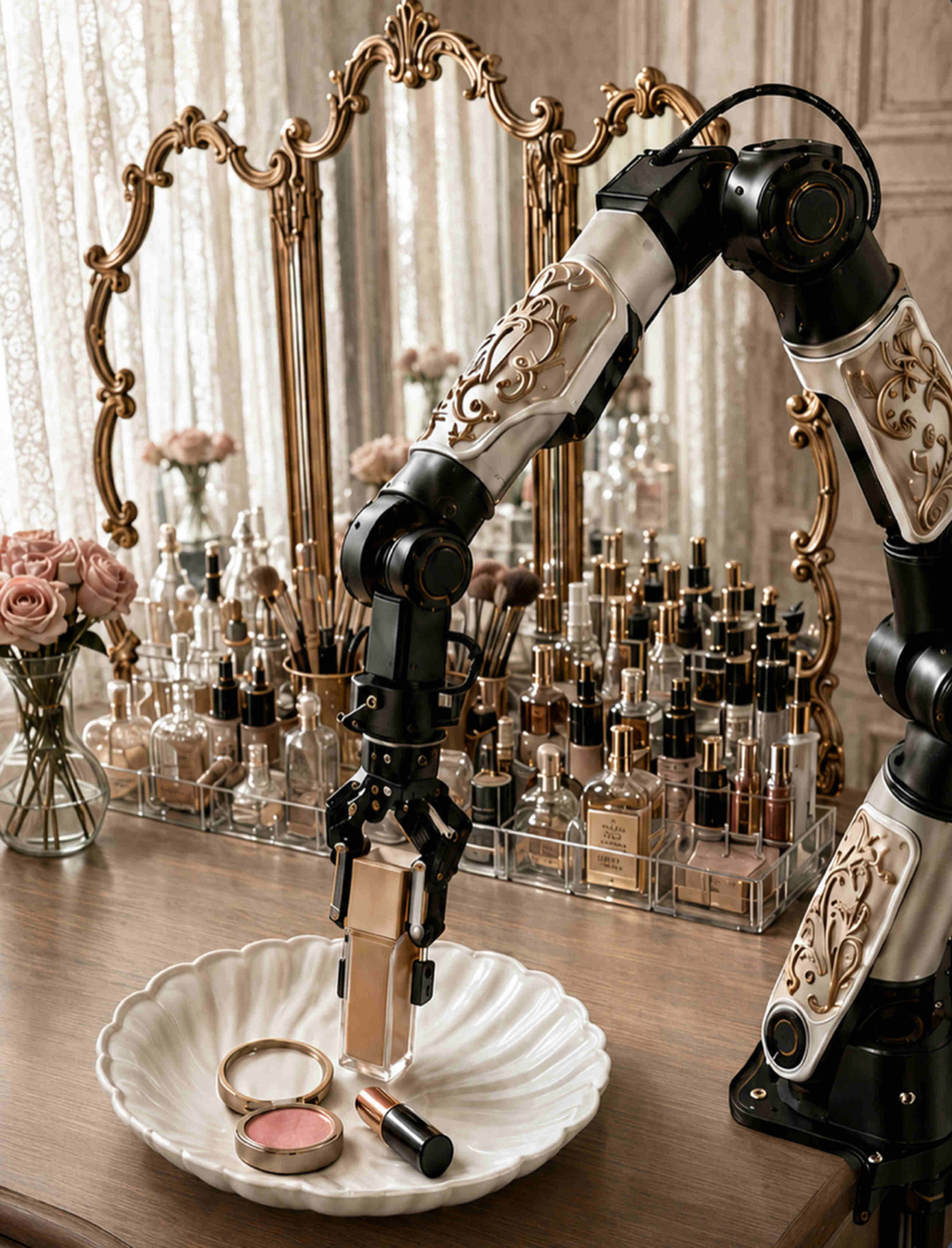 Personalised make-up assistant Iron Bestie is powered by vision-language models and voice recognition. Photo: Handout