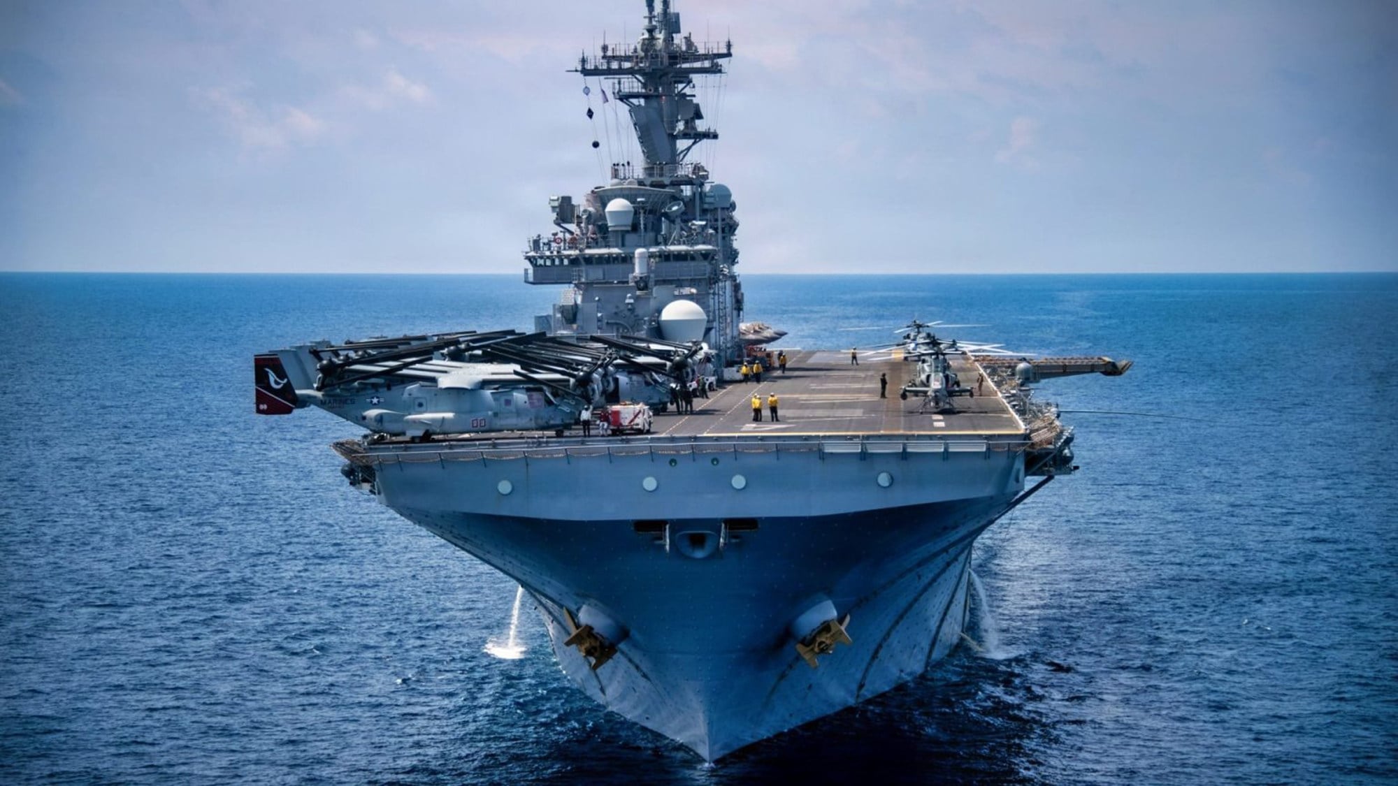 The South China Sea remains a central focus of US military planning as Washington expands efforts to counter China. Photo: US Navy