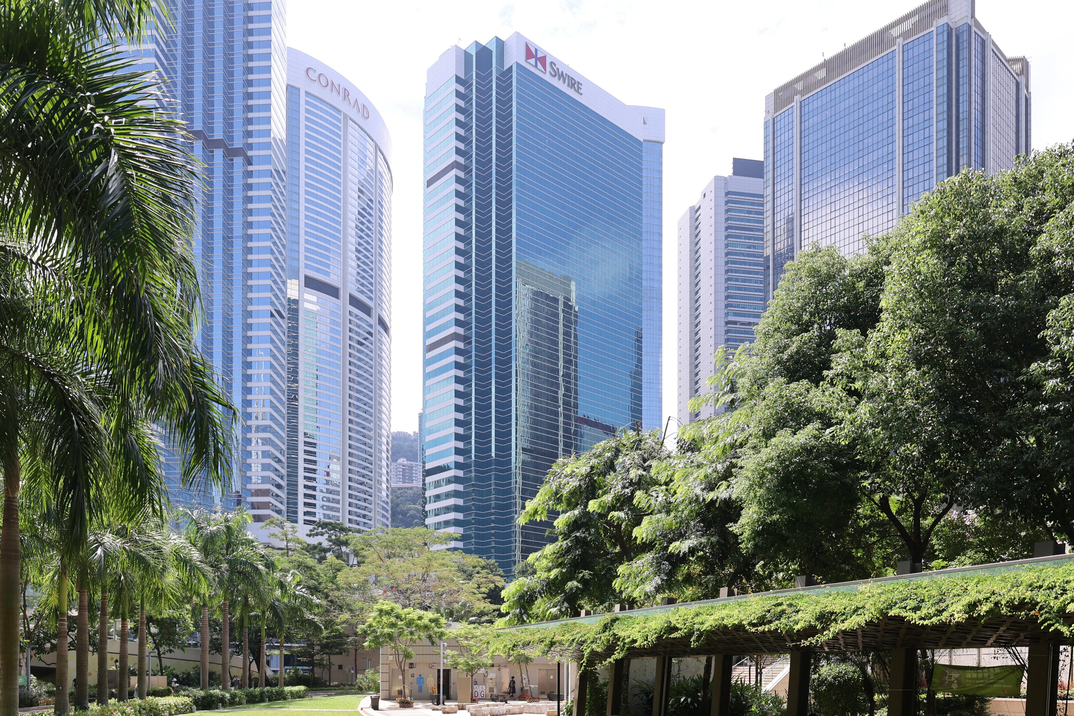 The exterior of One Pacific Place in Admiralty. Photo: Nora Tam