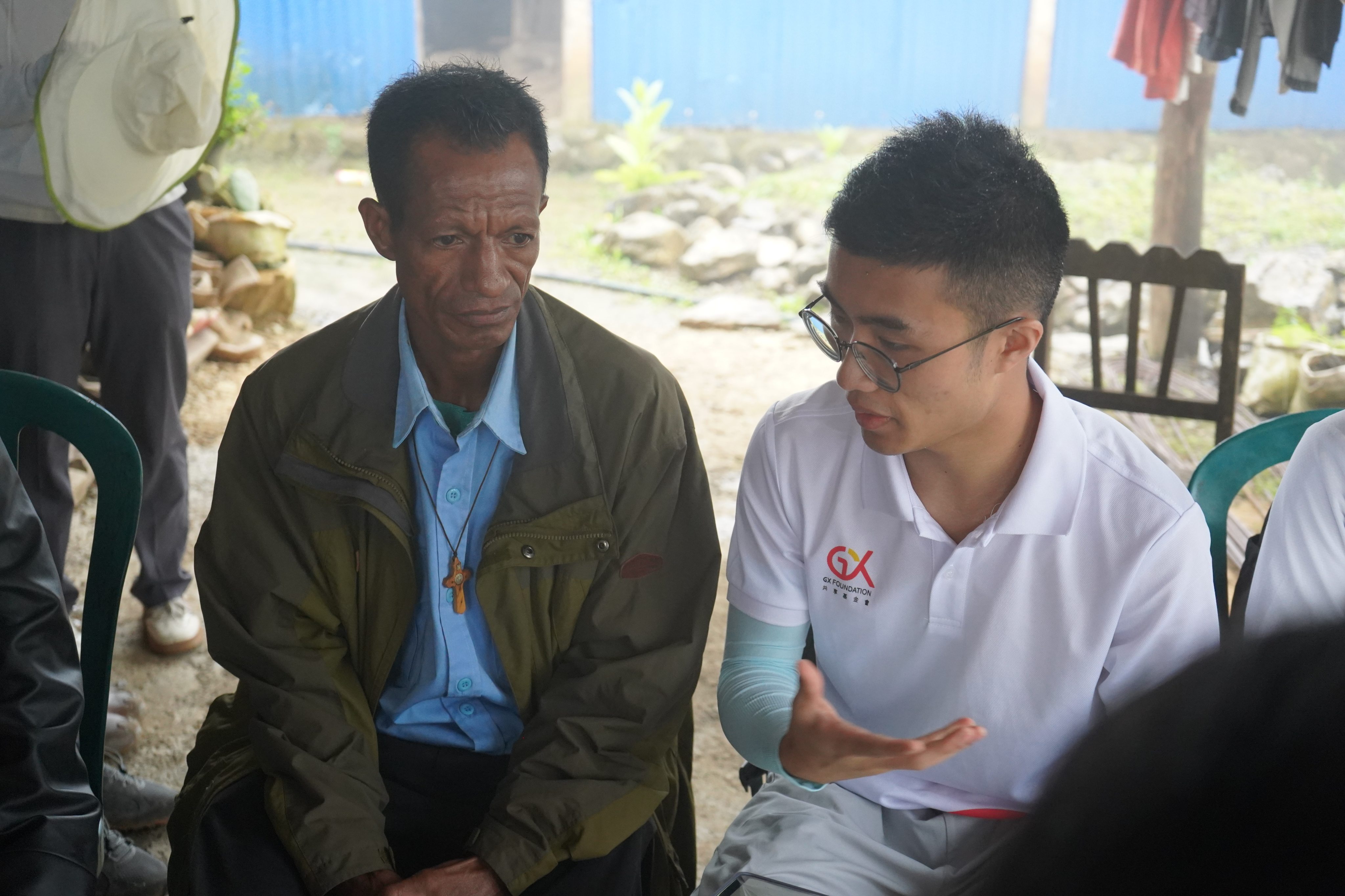 In East Timor, student ambassadors from Hong Kong and Macau visited homes to teach people about the importance of drinking clean water. Photo: Kelly Fung