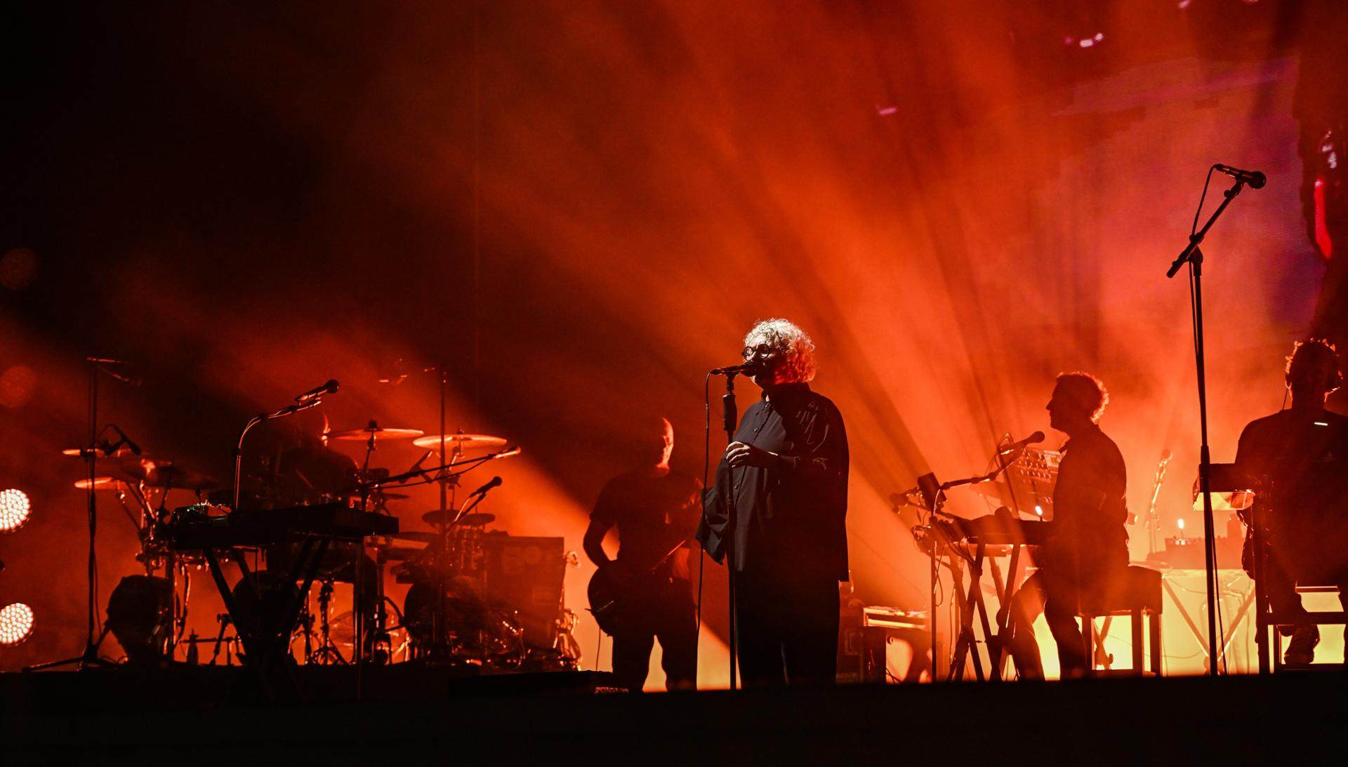Massive Attack performs with guest vocalist Elizabeth Fraser at the 2026 Pentaport Rock Festival in Incheon, South Korea, on August 1. Photo: Incheon City