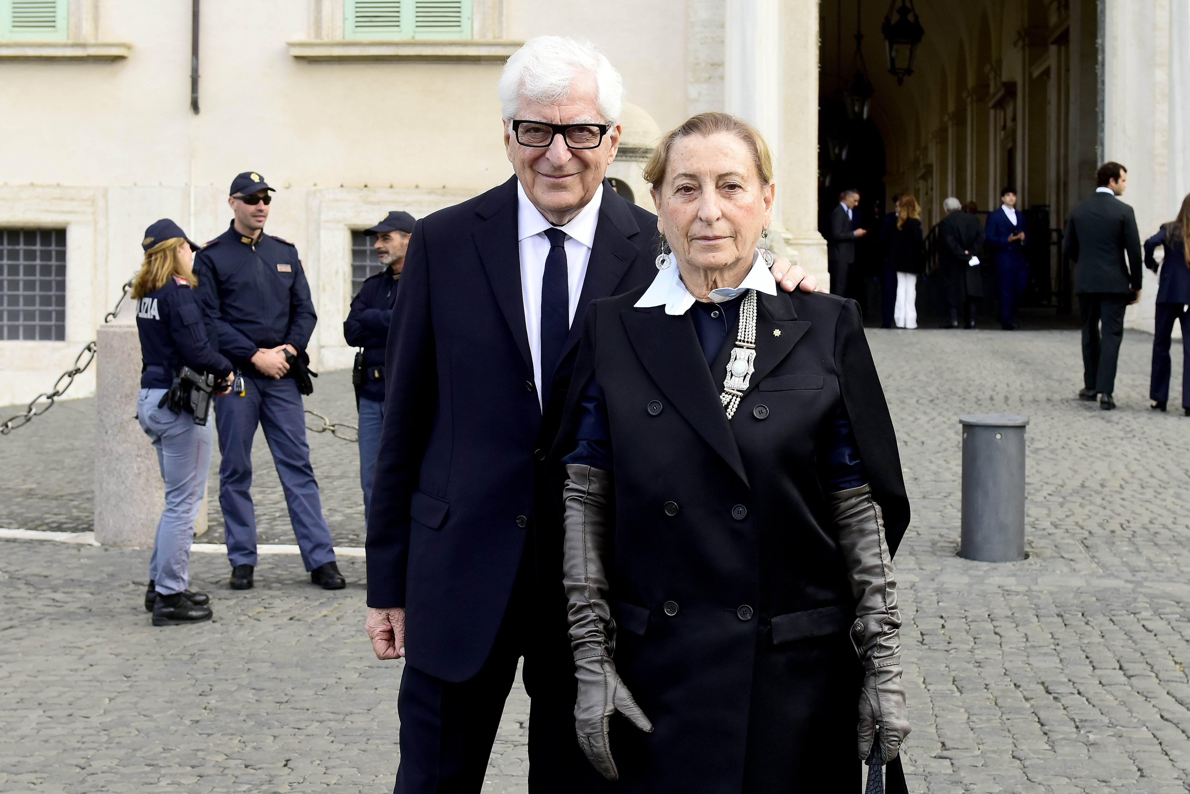 Patrizio Bertelli and his wife Miuccia Prada. Photo: Corbis via Getty Images