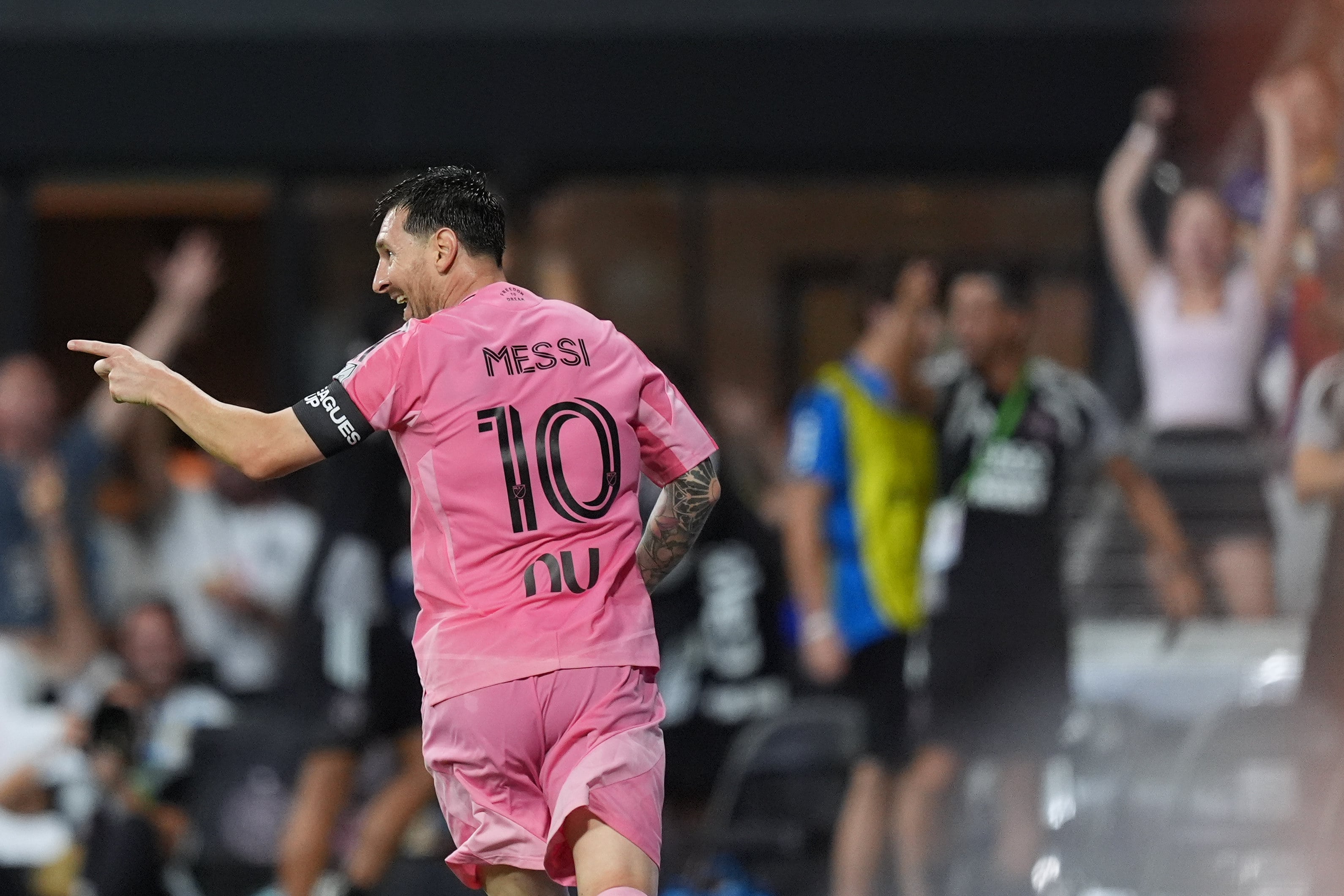 Inter Miami is already back and scoring goals for club side Inter Miami in Major League Soccer. Photo: AP