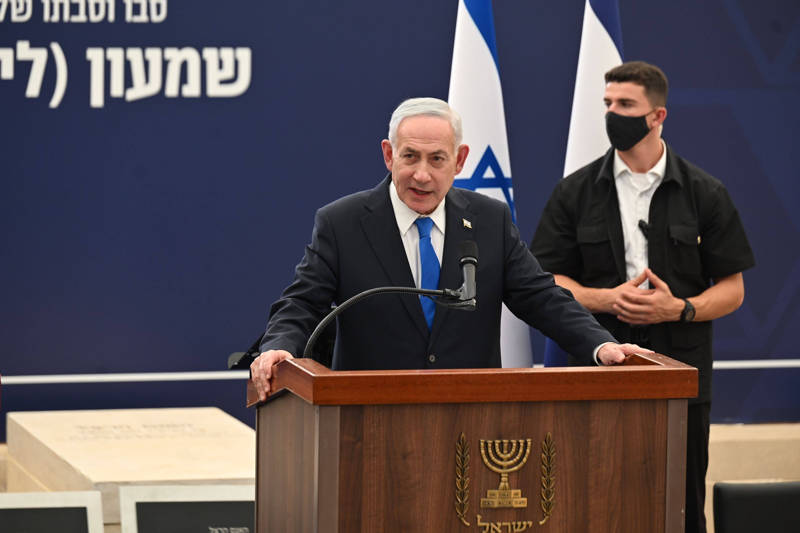 Israeli Prime Minister Benjamin Netanyahu in Jerusalem on Wednesday. Netanyahu, Israel’s longest-serving leader, is running even or trailing in some polls ahead of October 27 elections. Photo: dpa