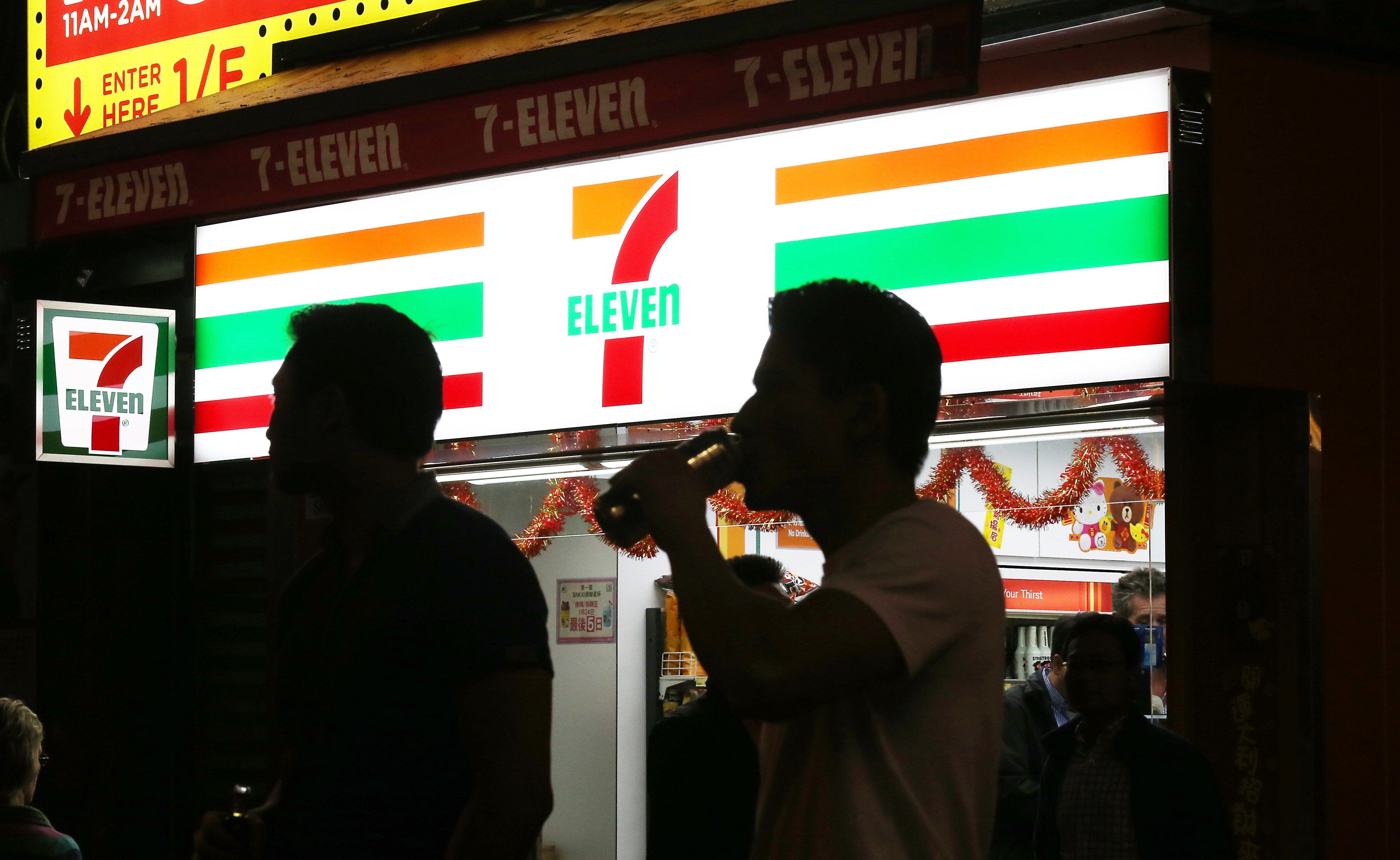 A 7-Eleven convenience store in Lan Kwai Fong, Hong Kong. Photo: K. Y. Cheng