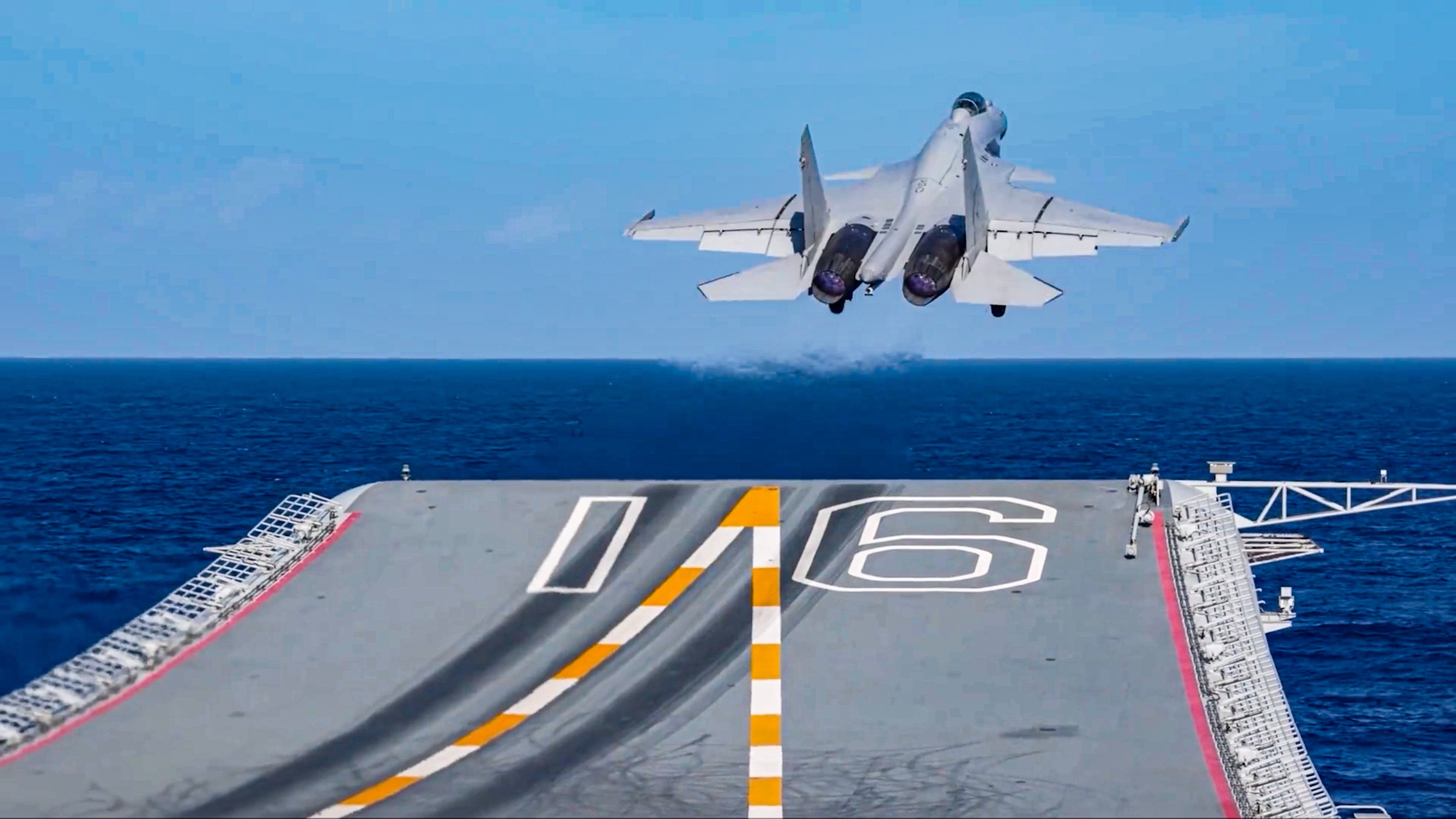 China is rapidly expanding its carrier fleet, but the ships may be vulnerable to submarine attacks. Photo: CCTV