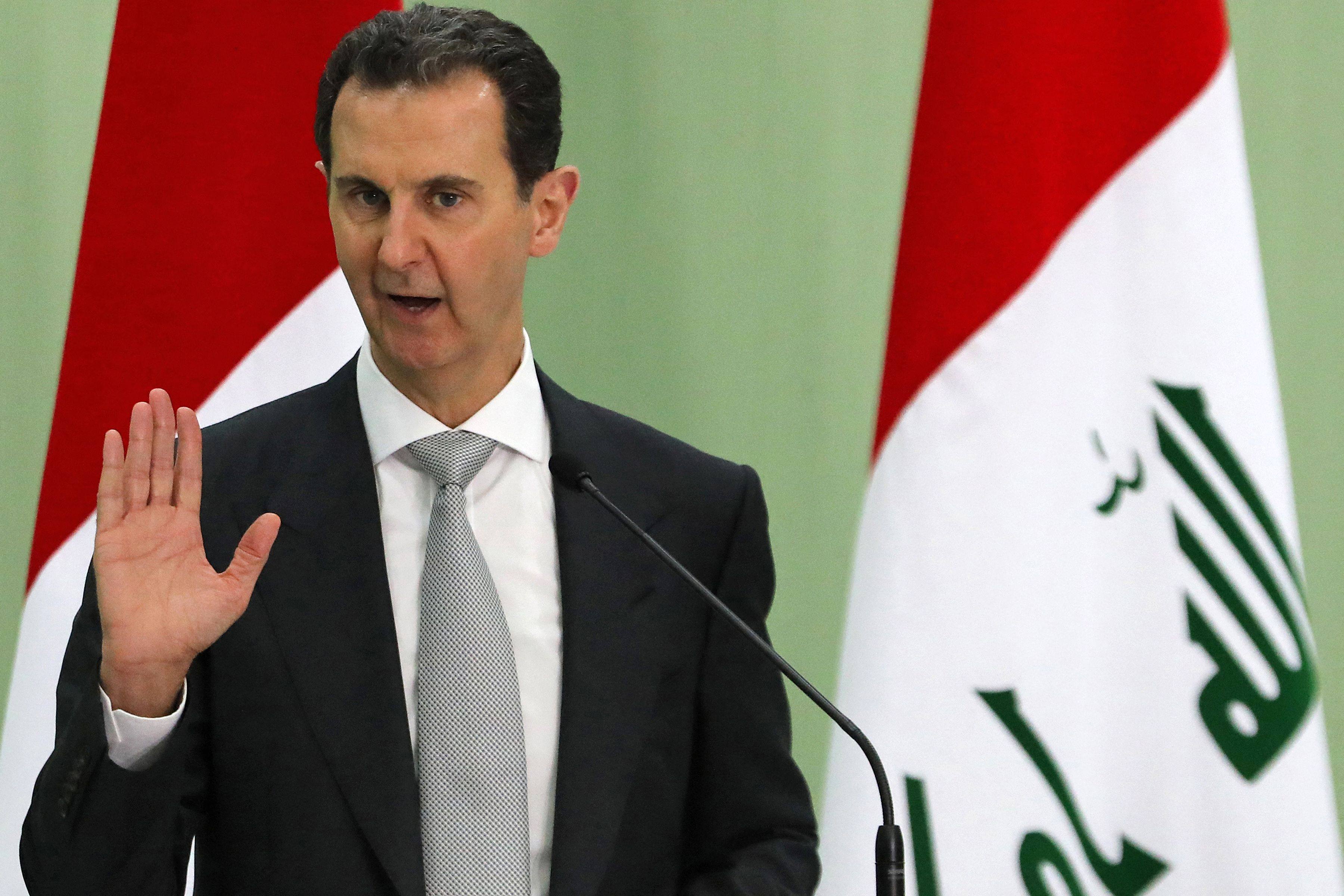Former Syrian president Bashar al-Assad speaks in Damascus in 2023. Assad fled the capital Damascus as rebel fighters ⁠approached nearly two years ago, and is currently in Moscow. Photo: AFP