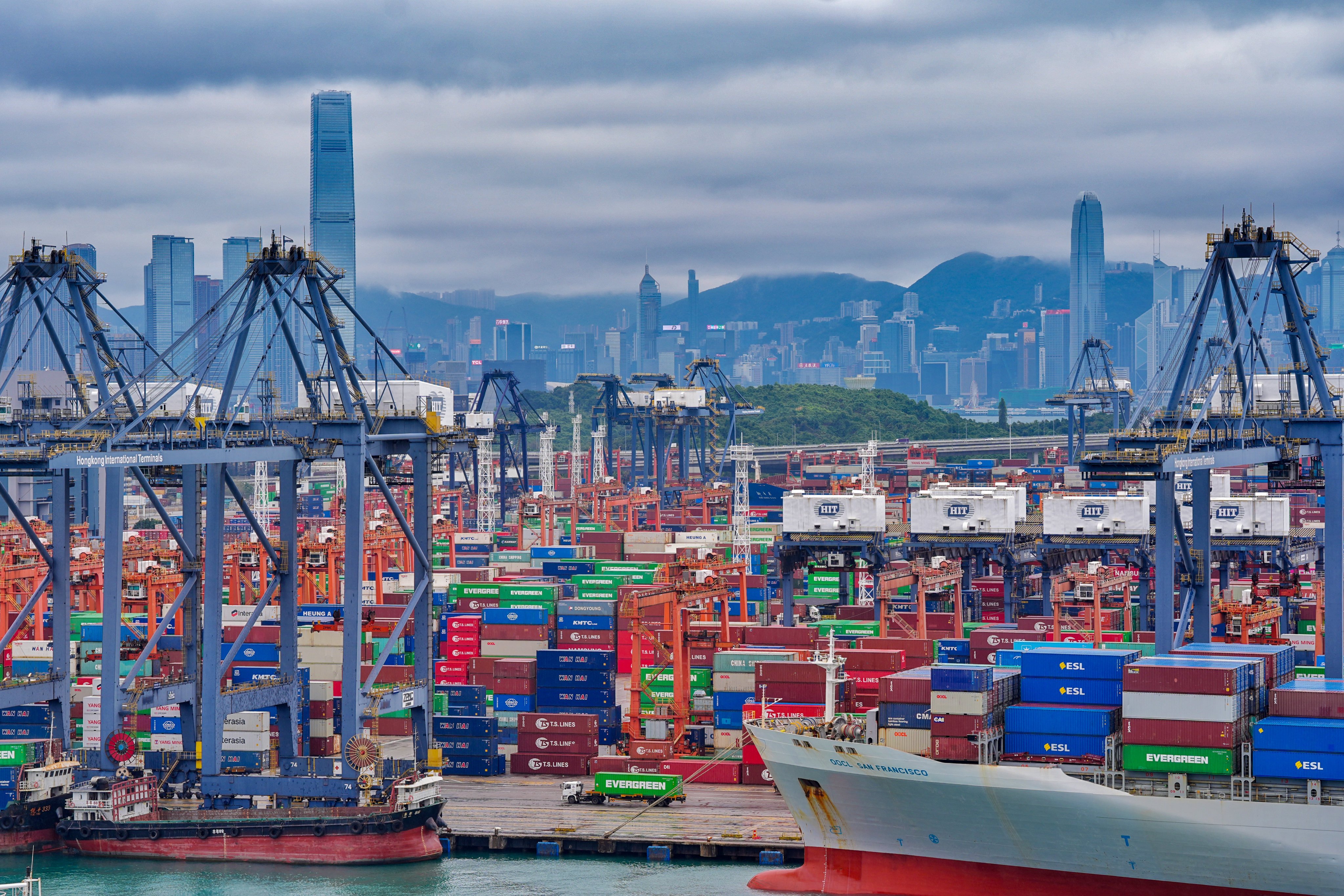 Hong Kong’s Kwai Chung Container Terminal. The city’s commerce chief has noted that the Asean bloc remains the city’s second-largest merchandise trading partner. Photo: Elson Li