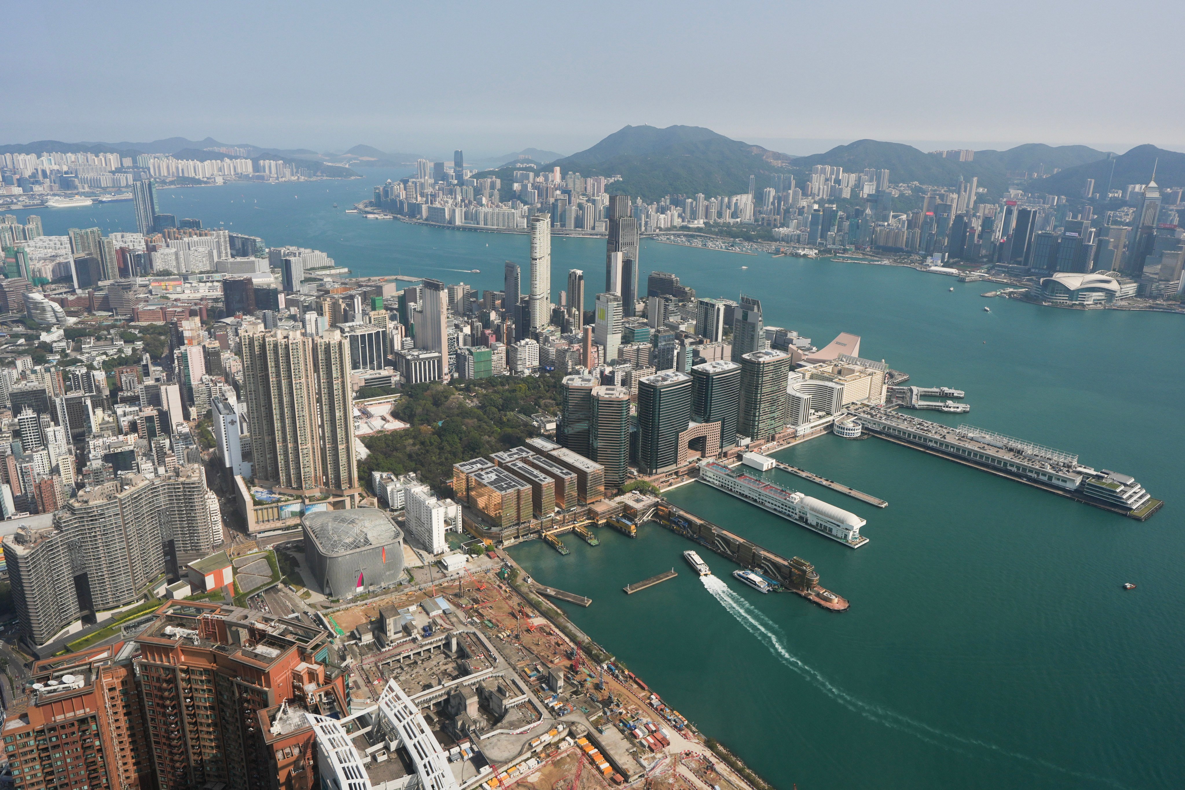 Revenue from Wharf’s Hong Kong development properties nearly tripled in the first half, with operating profit rising more than fivefold. Photo: Eugene Lee