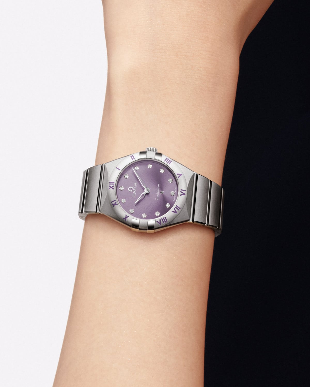 Omega has updated its Constellation collection with four 28mm models. Photo: Handout
