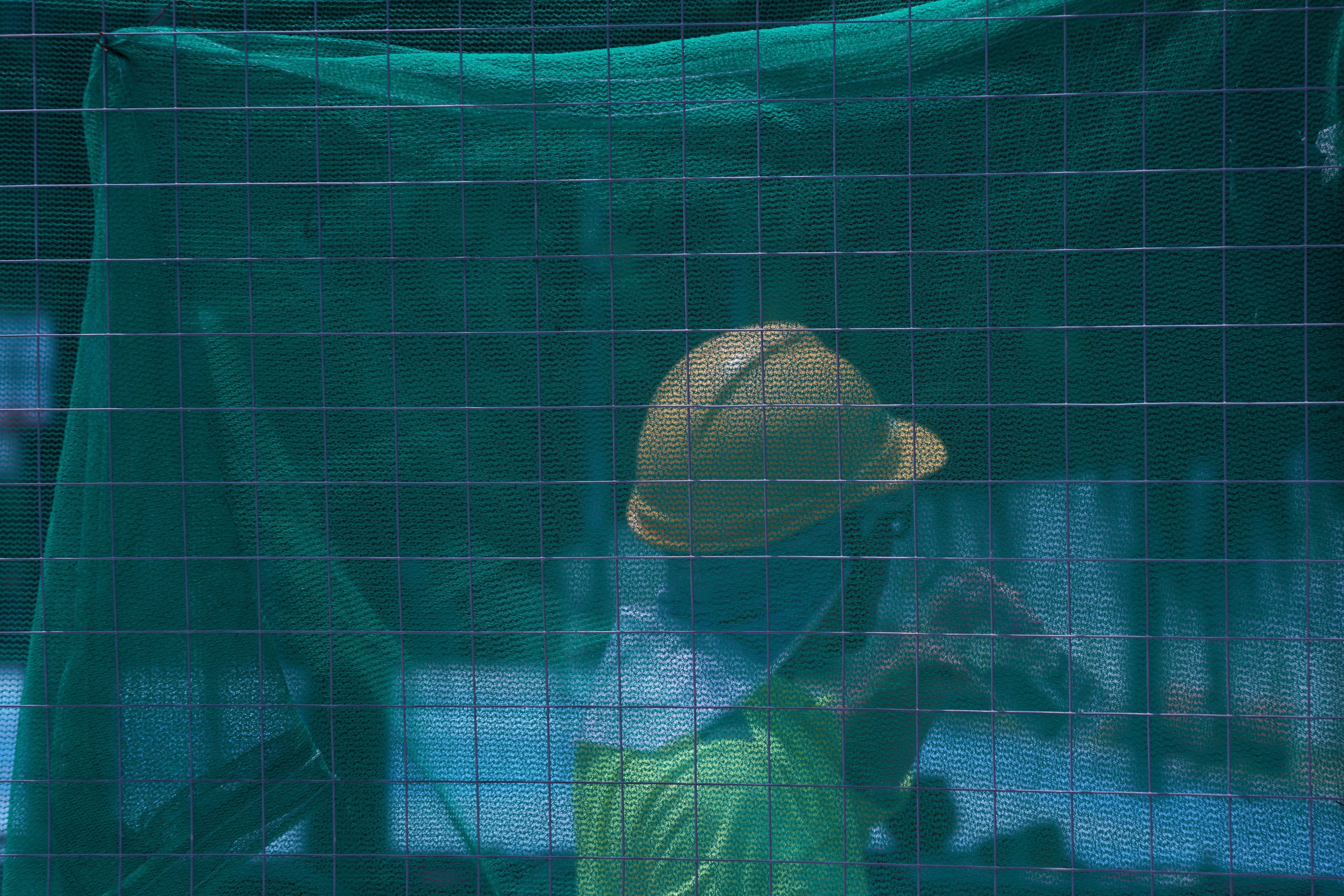 A construction worker at a site in Hong Kong’s Wong Tai Sin district takes a drink on a day of scorching heat on August 10. Photo: Sam Tsang