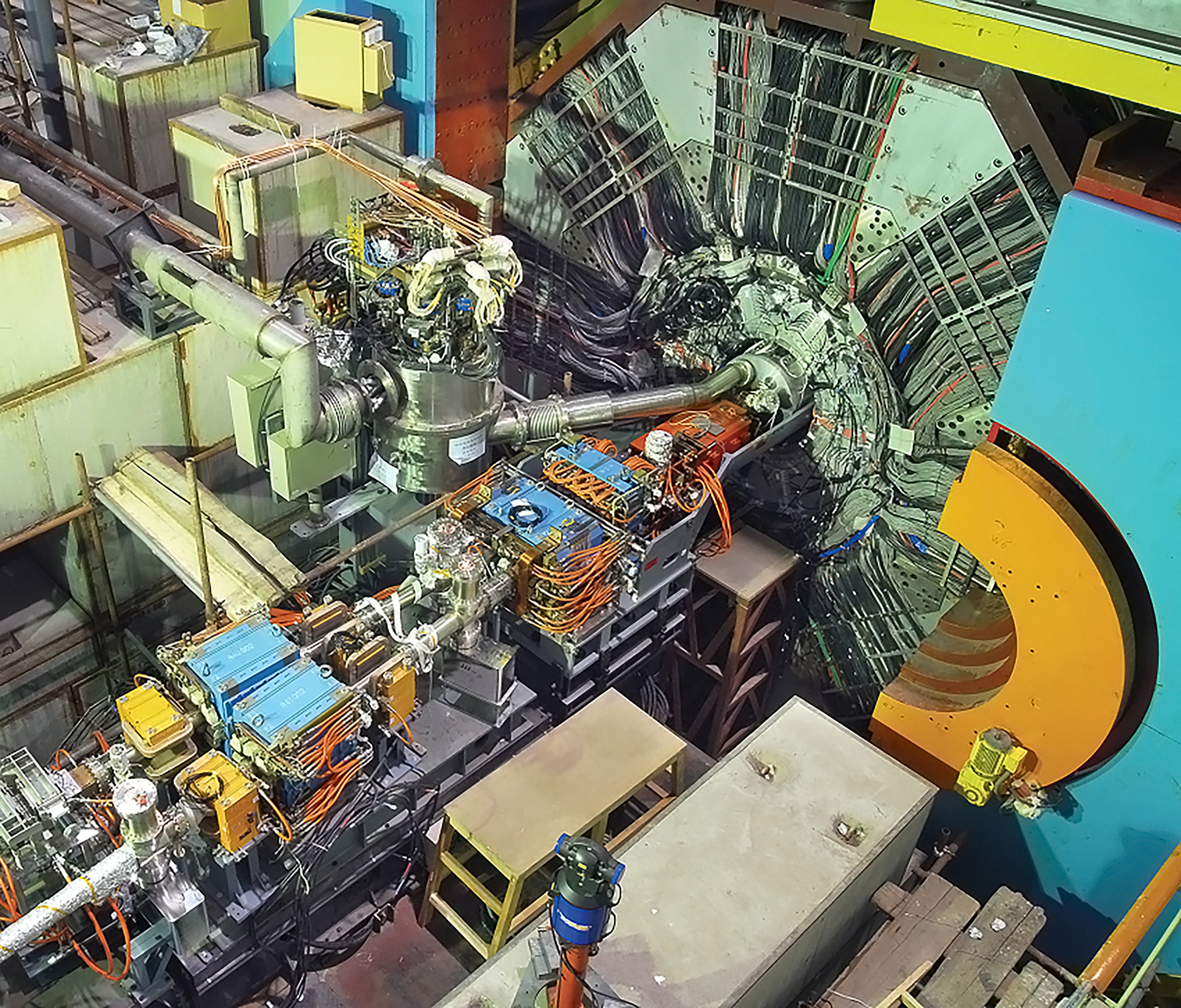 The magnets were used to upgrade the Beijing Electron-Positron Collider. Photo: IHEP