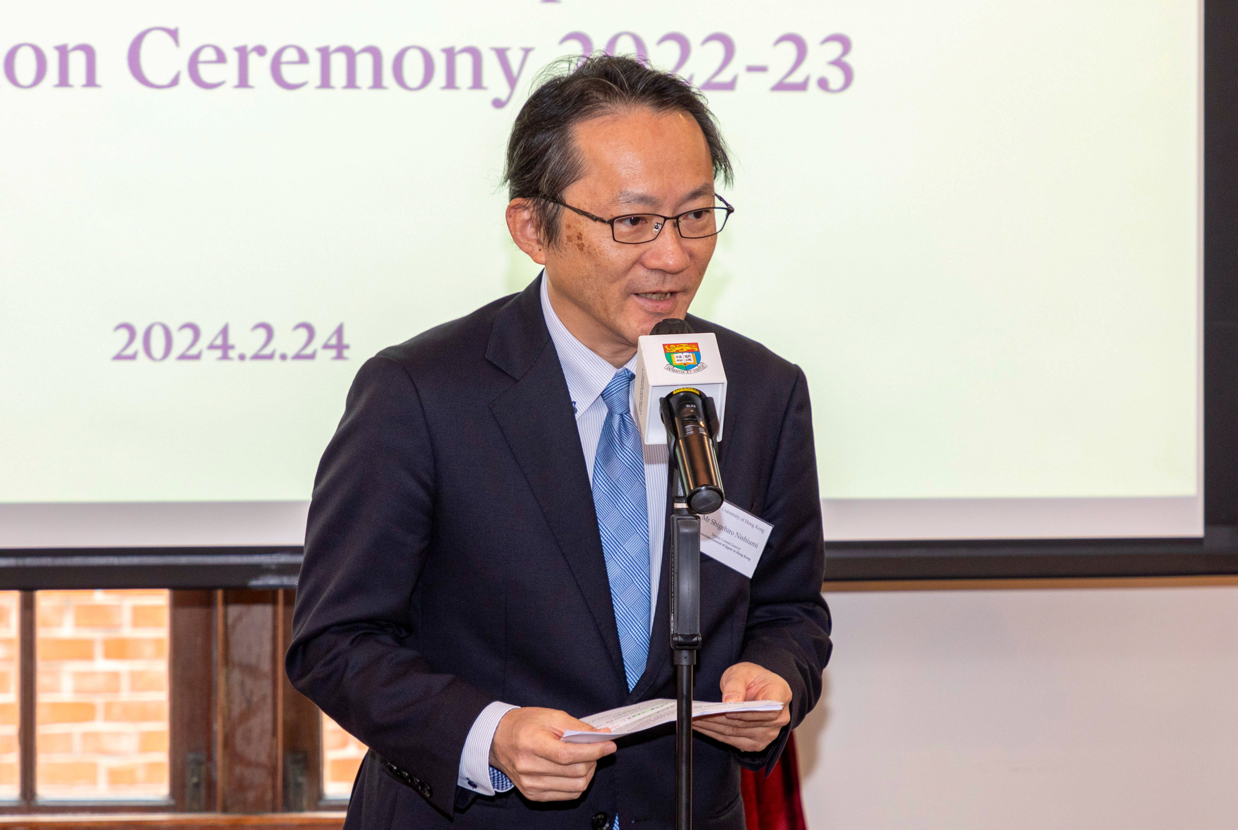 Shigehiro Nishiumi has been approved as the new Japanese acting consul general in Chongqing. He previously served in Japan’s consulate in Hong Kong. Photo: Handout