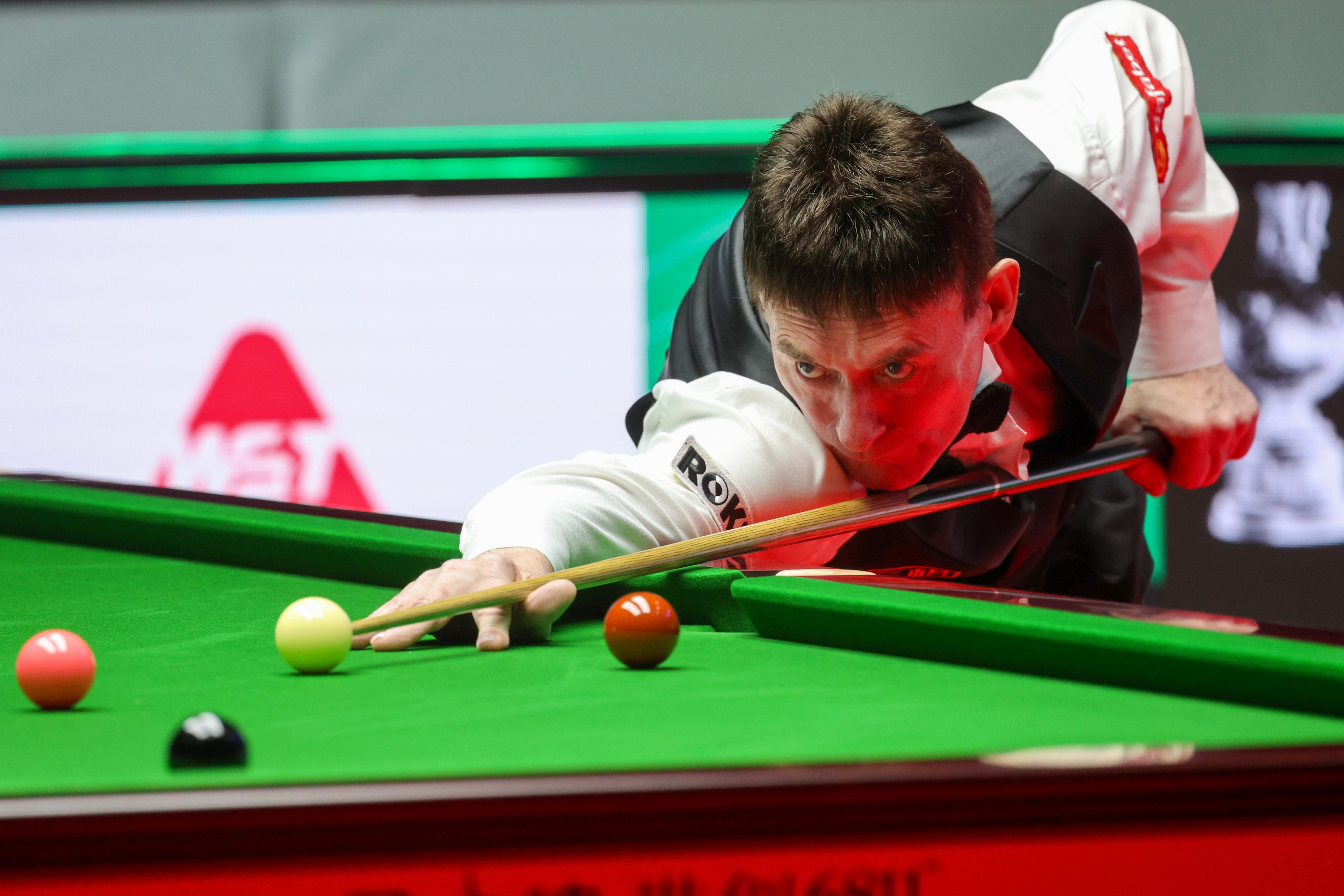 Jimmy White competes in Kai Tak Arena in 2025. Photo: Dickson Lee