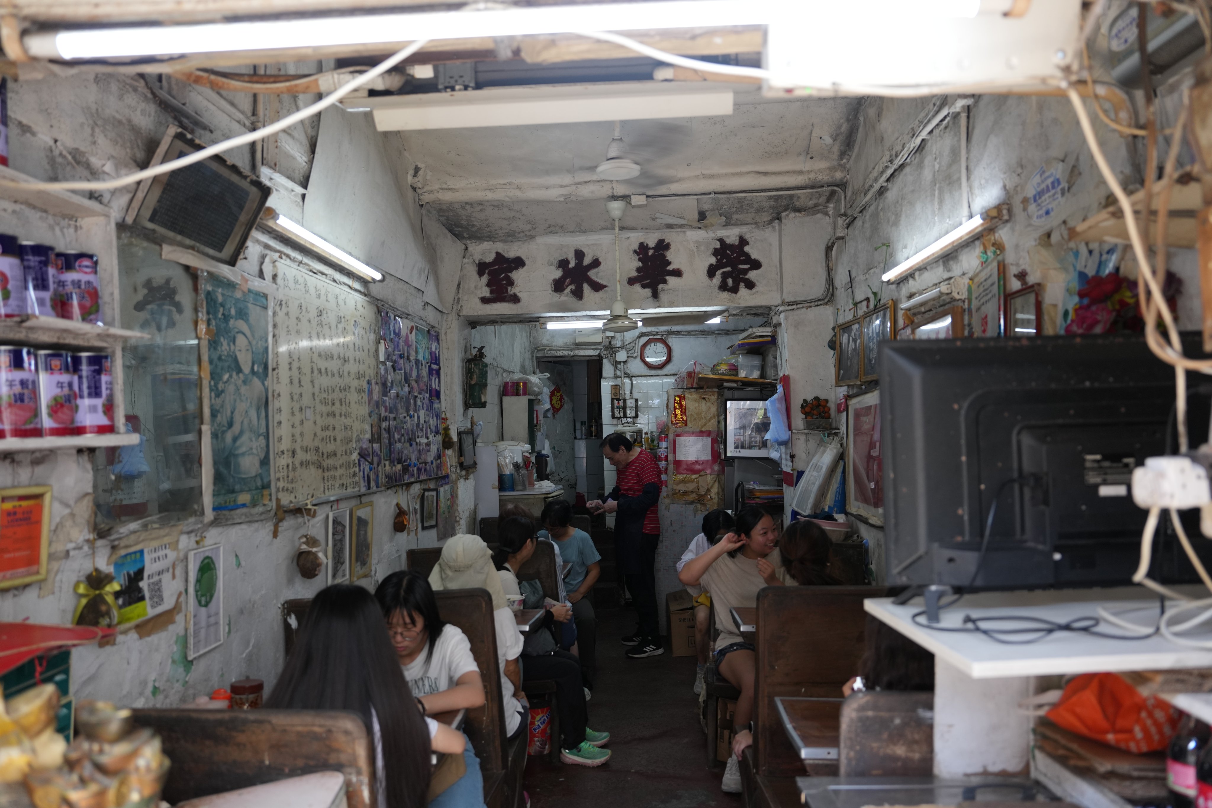 Wing Wa Cafe at Cha Kwo Ling. The 200-year-old village will give way to public housing. Photo: Sam Tsang