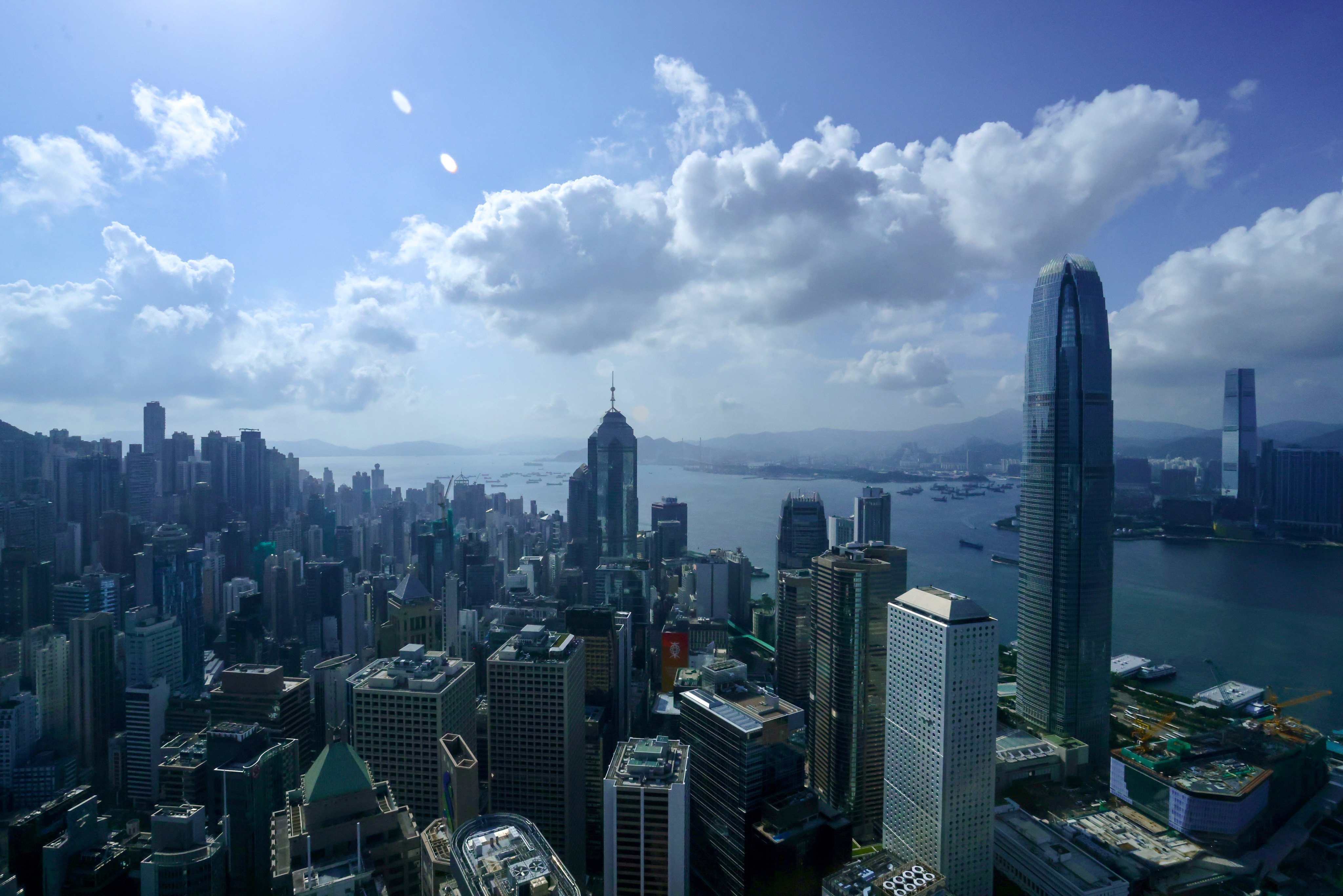 A view of the Hong Kong skyline on July 22. Photo: Jonathan Wong