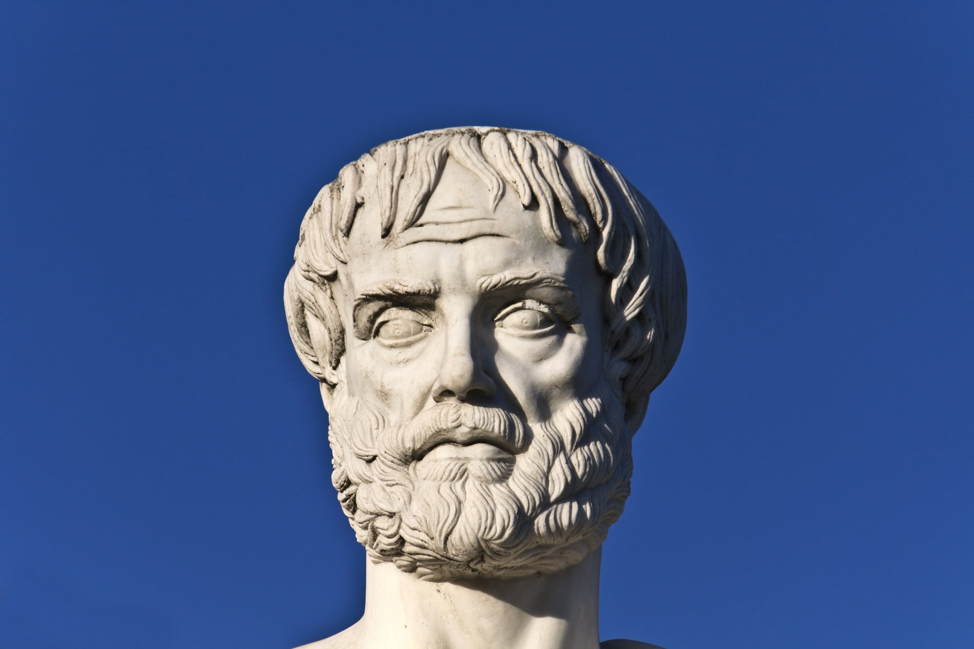 A statue of Aristotle at his birthplace Stageira in Greece. Photo: Shutterstock A statue of Aristotle at his birthplace Stageira in Greece. Photo: Shutterstock