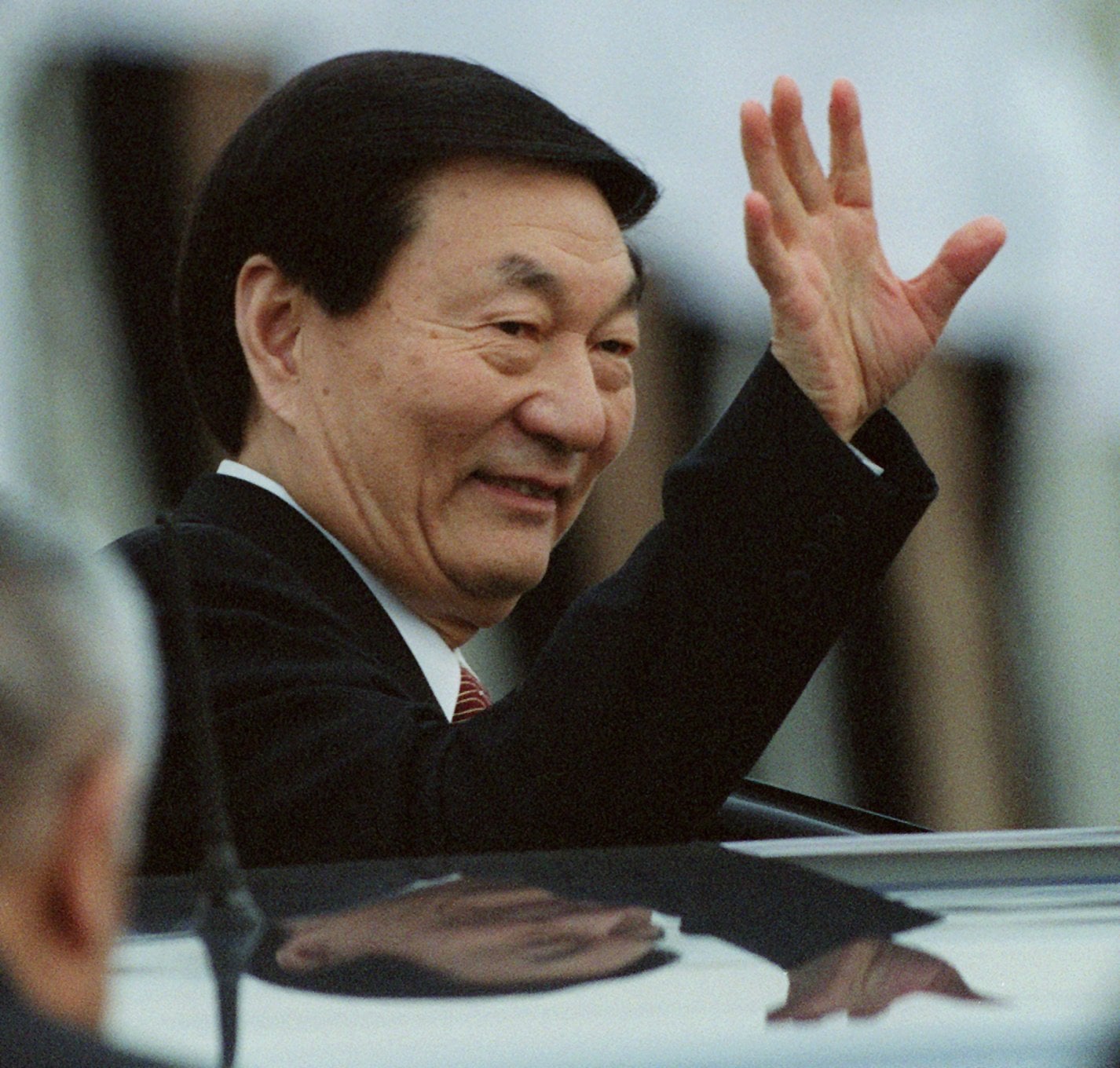 Former Chinese premier Zhu Rongji during his visit to Hong Kong in 2002. Photo: K. Y. Cheng