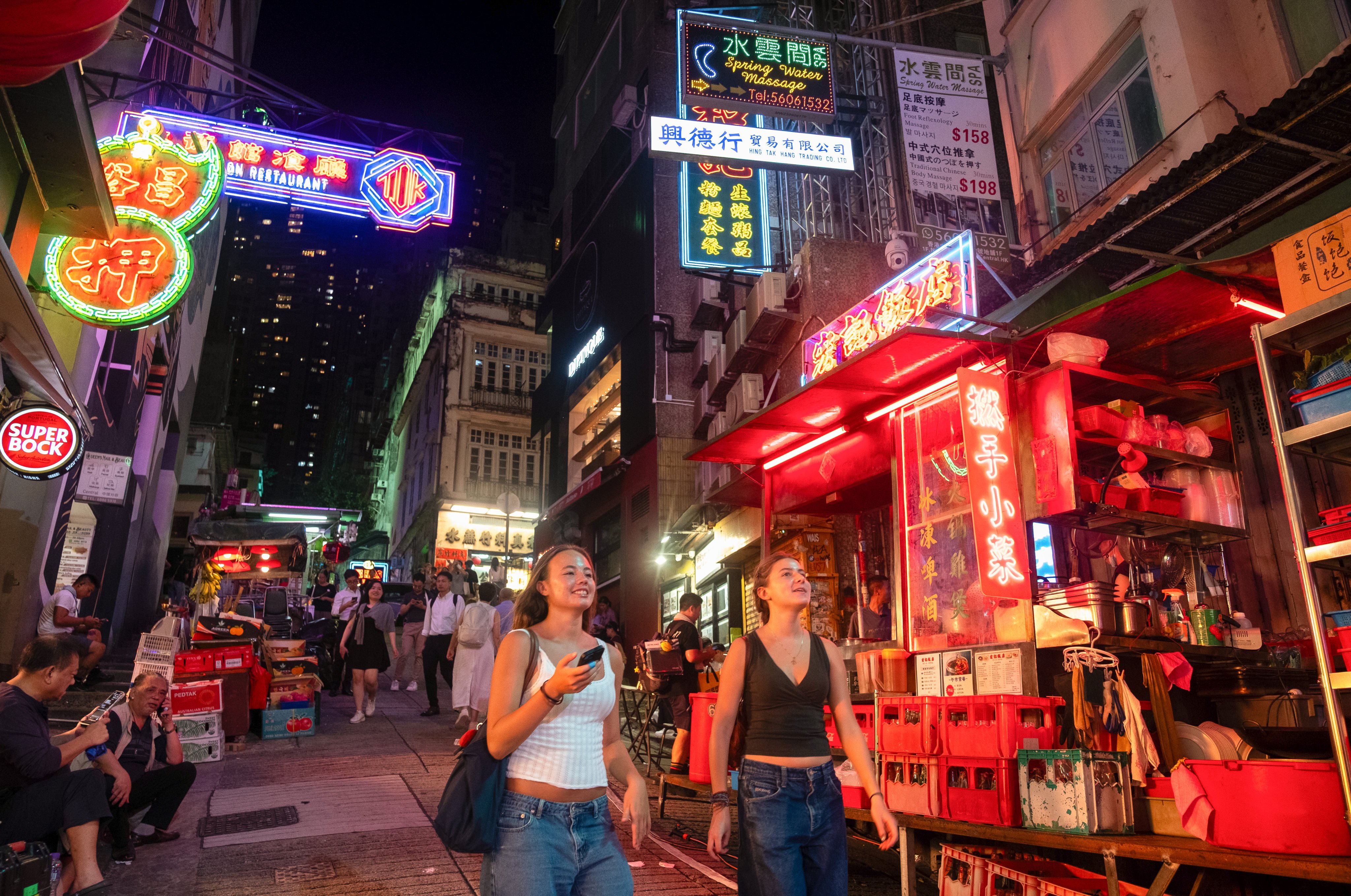 Film sets reimagining Hong Kong’s past have drawn enthusiastic crowds in recent years. Photo: Connor Mycroft