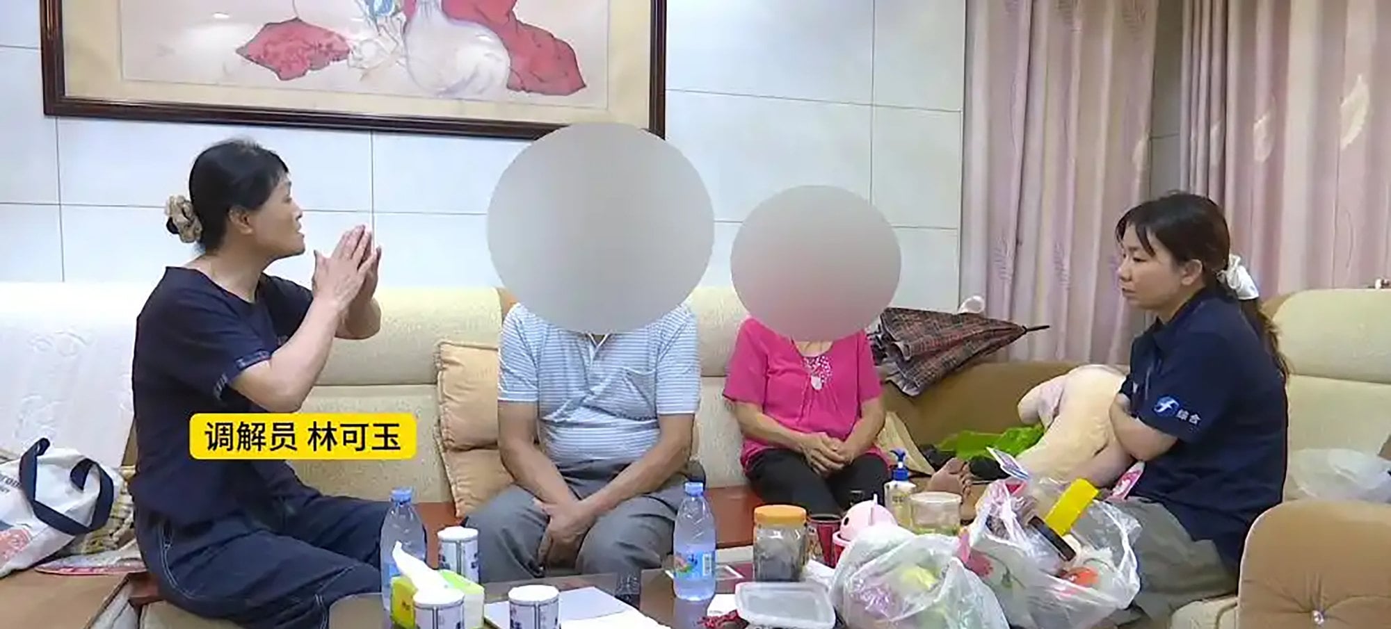The couple from Fujian province sought help from a local mediation TV show as their disputes intensified. Photo: Baidu