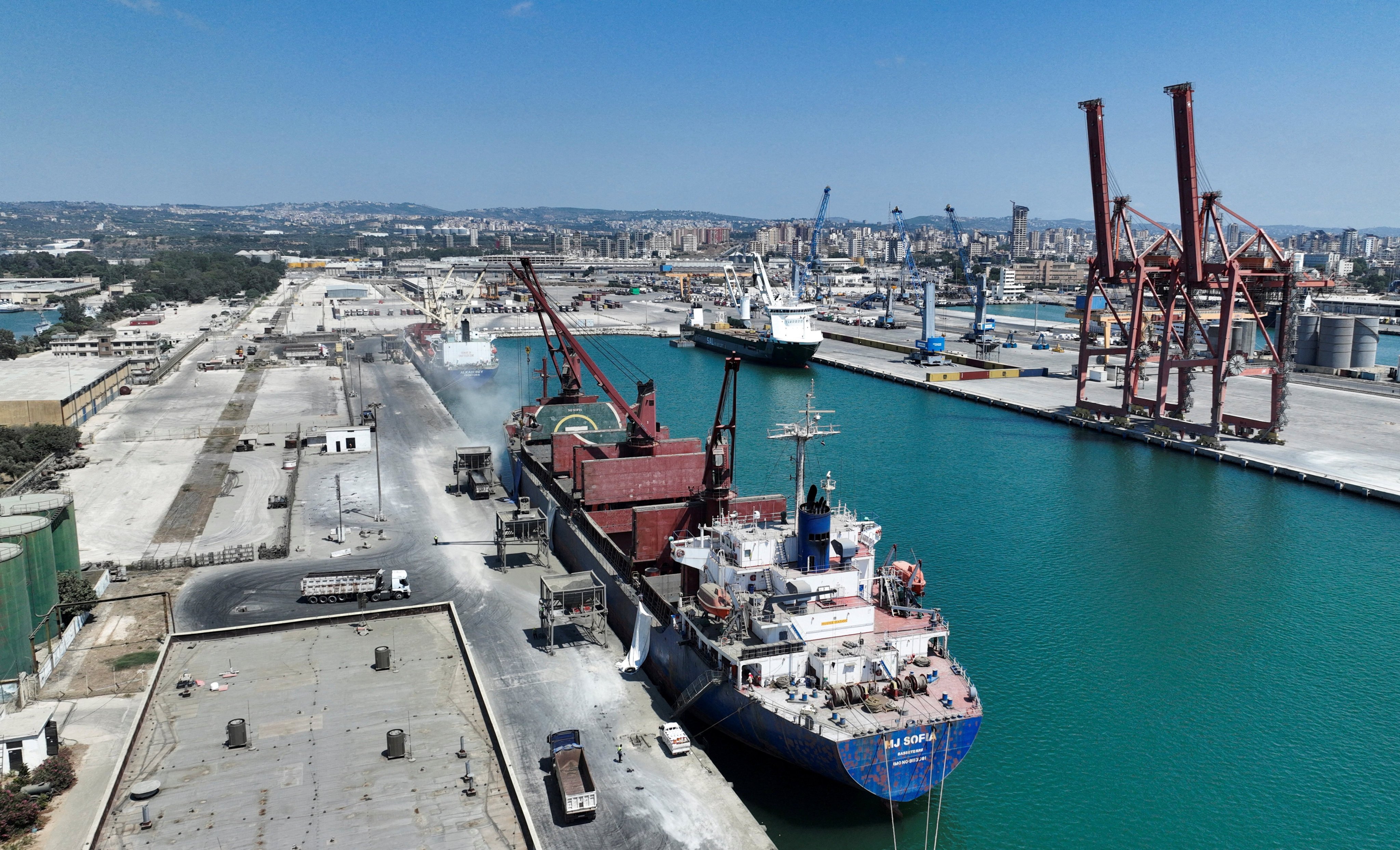 A view of Berth No 4, which was handed over by Russian forces to the Syrian government at the port of Tartus in Syria on Wednesday. Photo: Reuters