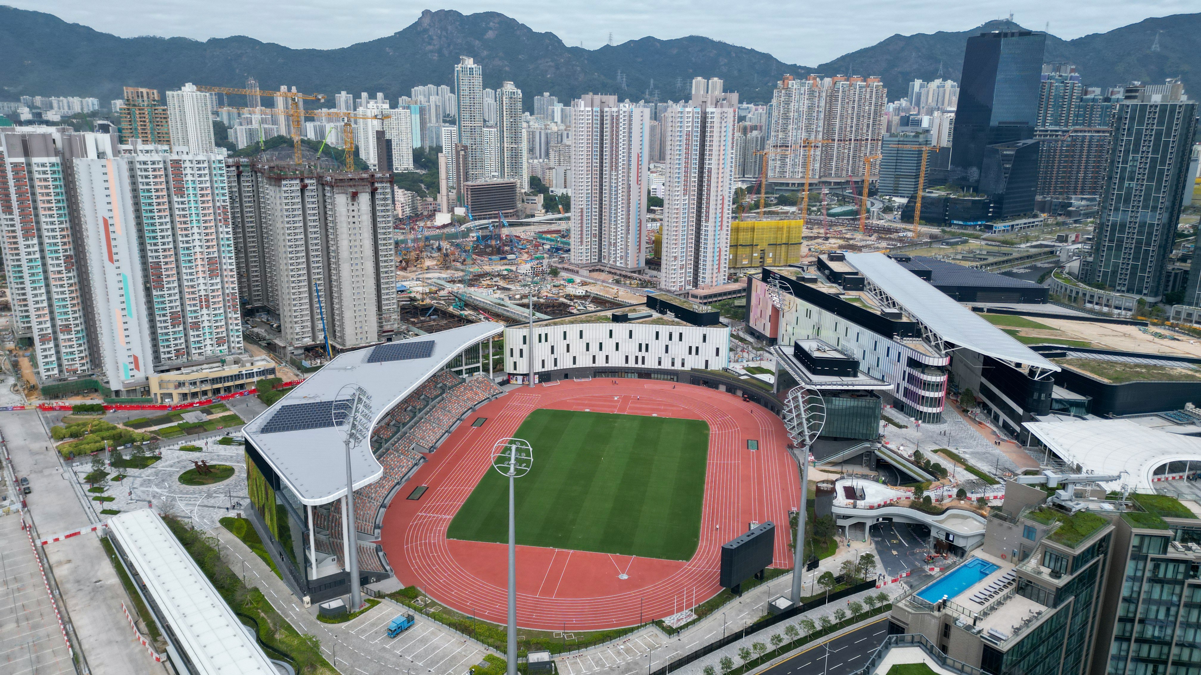 The 5,000-capacity Kai Tak Youth Sports Ground has proved a hard sell locally, with no tenant obtained since it opened in March last year. Photo: Sam Tsang