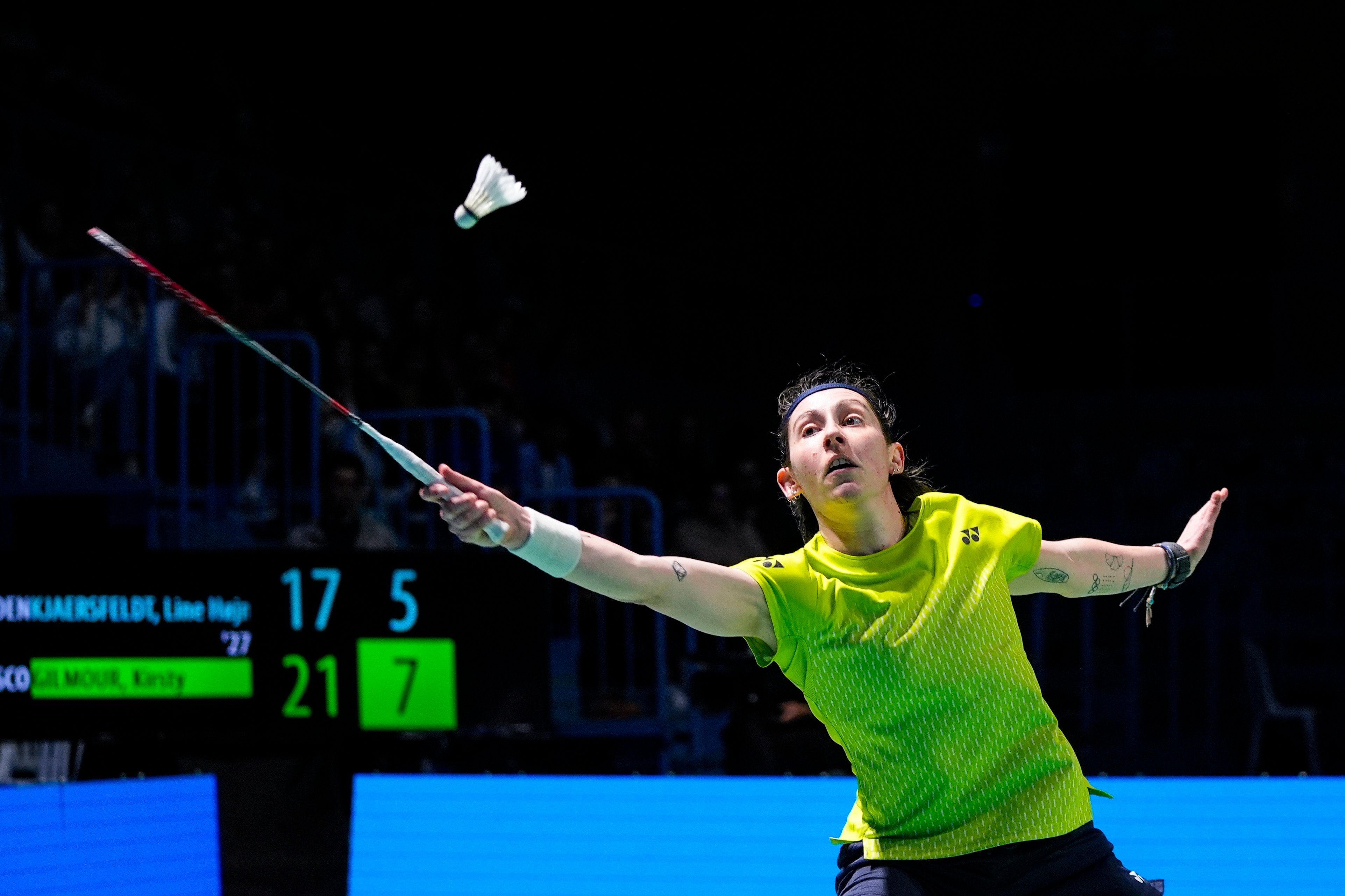 Kirsty Gilmour arrives in India on a high after defeating Denmark’s Line Hojmark Kjaersfeldt to become Scotland’s first European women’s singles champion. Photo: Getty Images