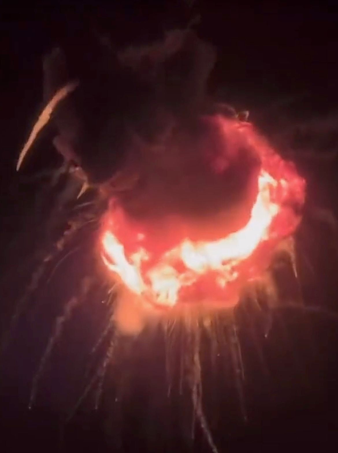 The Long March-7A rocket exploding less than 90 seconds into its flight on August 10, after launching from the Wenchang Space Launch Site. China has launched the 7A thrice in seven weeks, after a five-month stand-down due to failure investigations. Photo: Handout