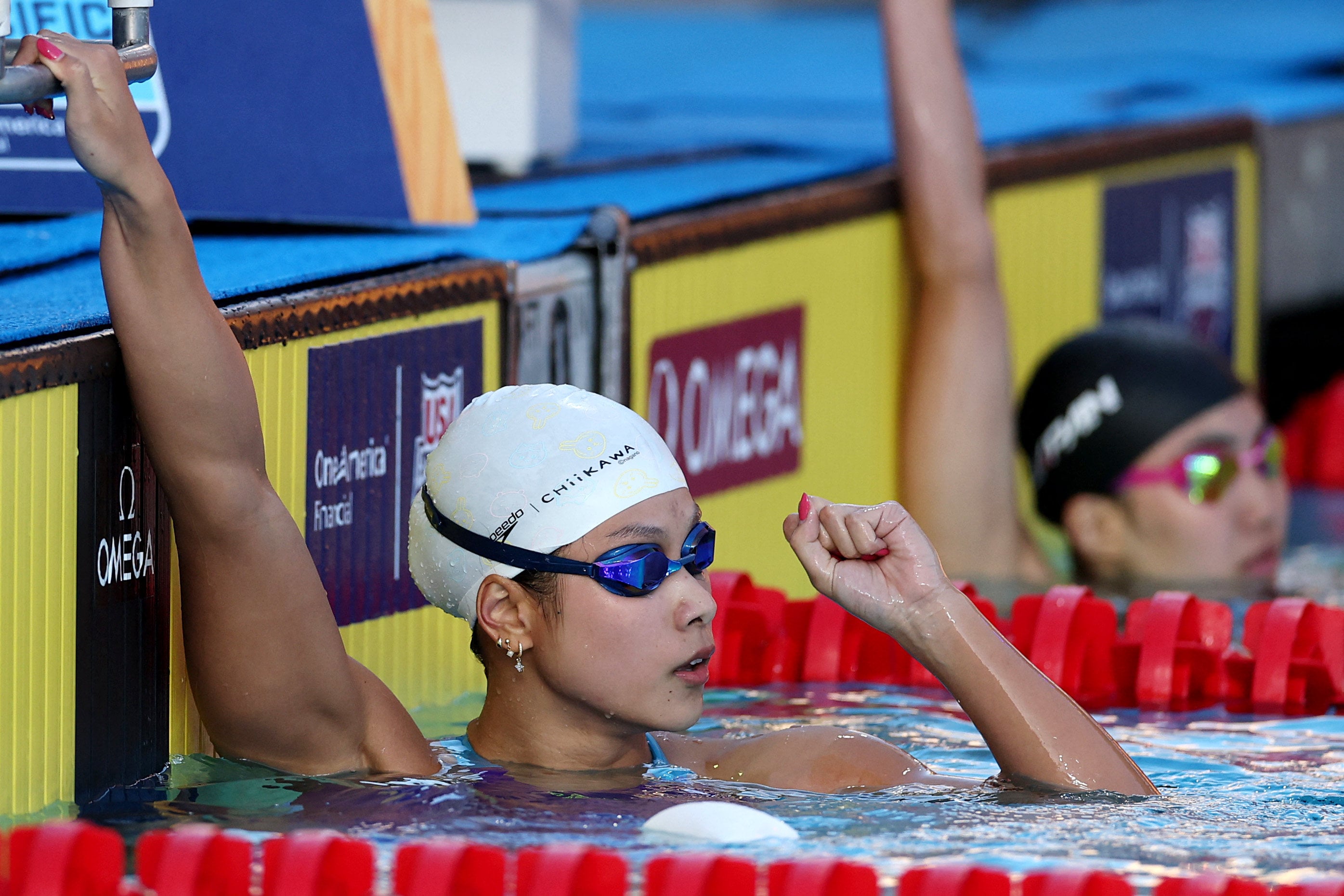 China's Yu Yiting quietly triumphant after winning the 200m IM final at the Pan Pacific Championships at William Woollett Jnr Aquatics Center in Irvine, California on Saturday. Photo: AFP