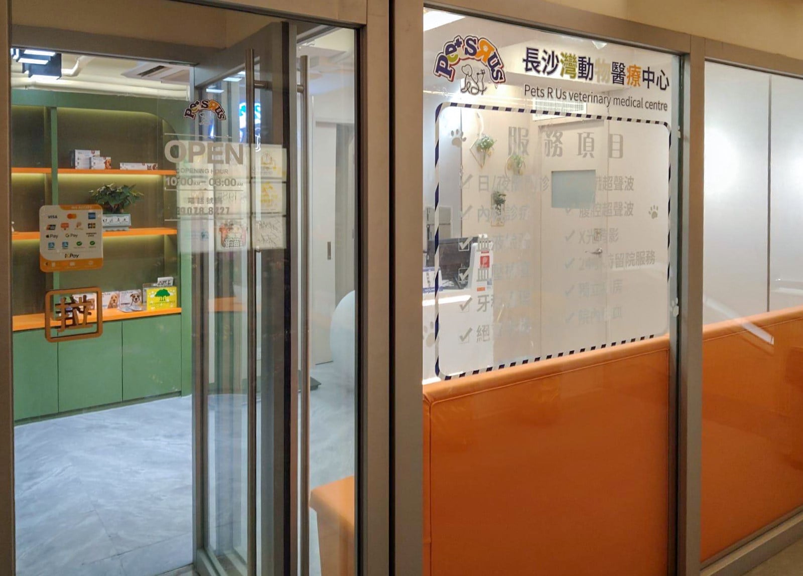 The cat was brought to Pets R Us Veterinary Medical Centre in Cheung Sha Wan. Photo: Pets R Us Veterinary Medical Centre.