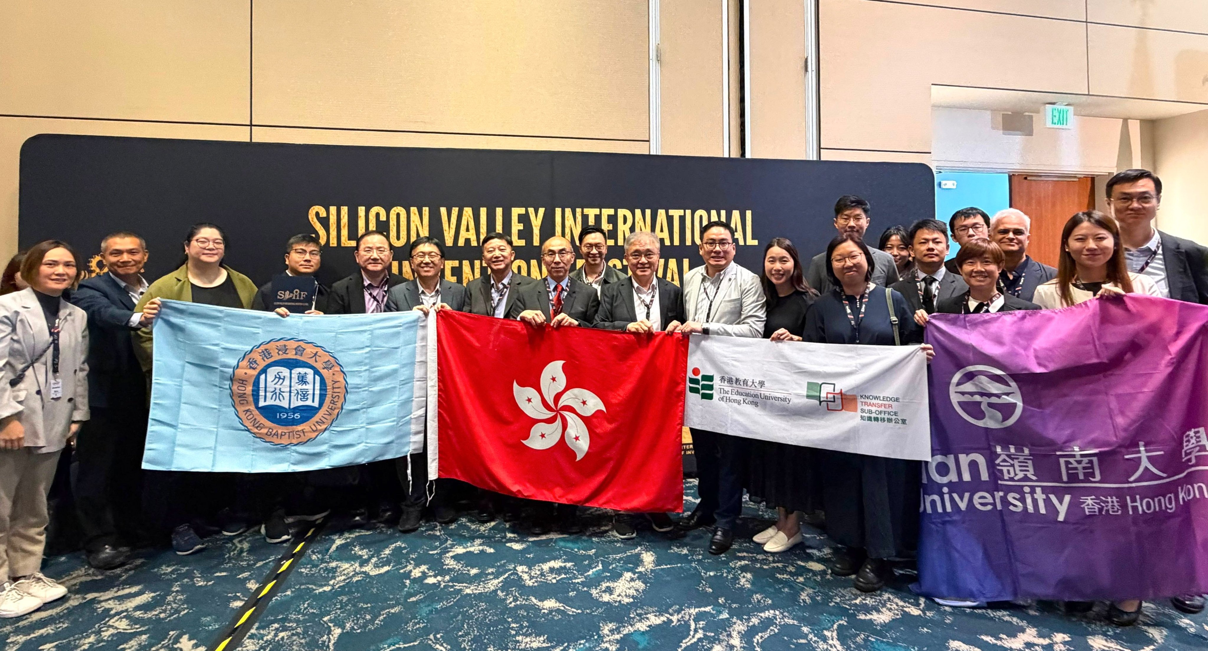 The Hong Kong delegation to the Silicon Valley International Invention Festival. Photo: Handout