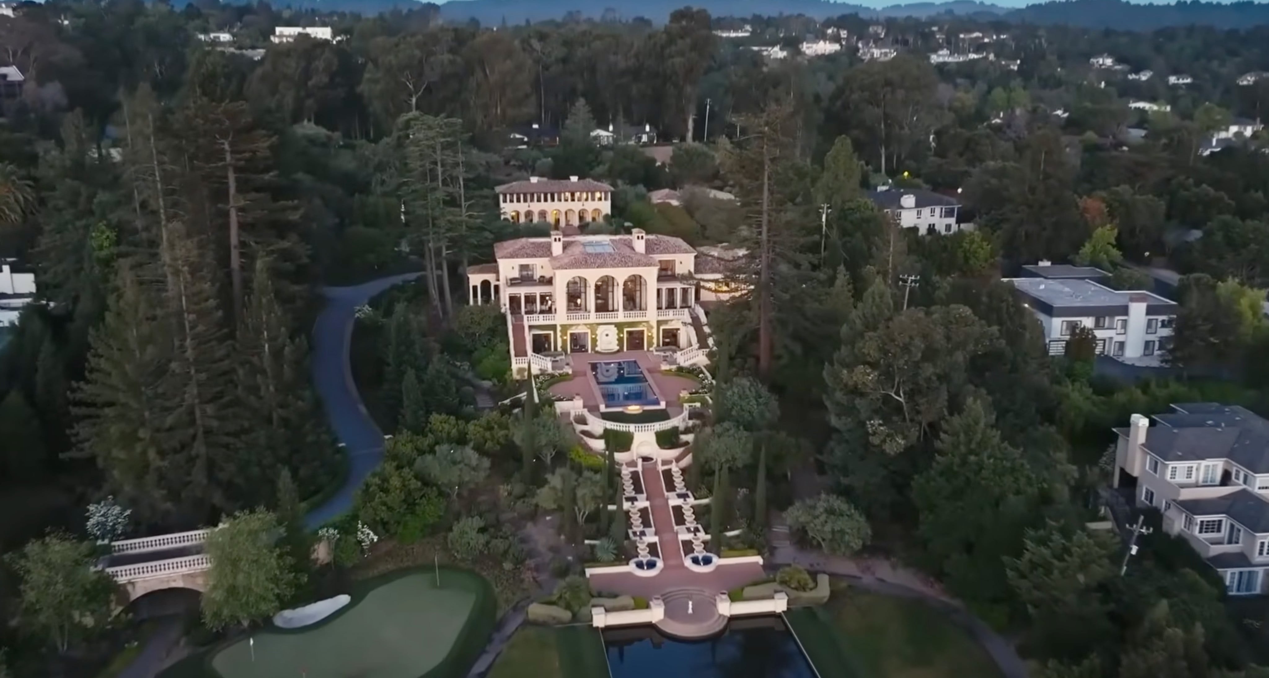 A 31-year-old Chinese AI star reportedly just purchased the sprawling 12-acre Californian estate at 3000 Ralston Ave, Hillsborough, for US$70 million. Photo: Youtube/Golden Gate Sotheby’s International Realty